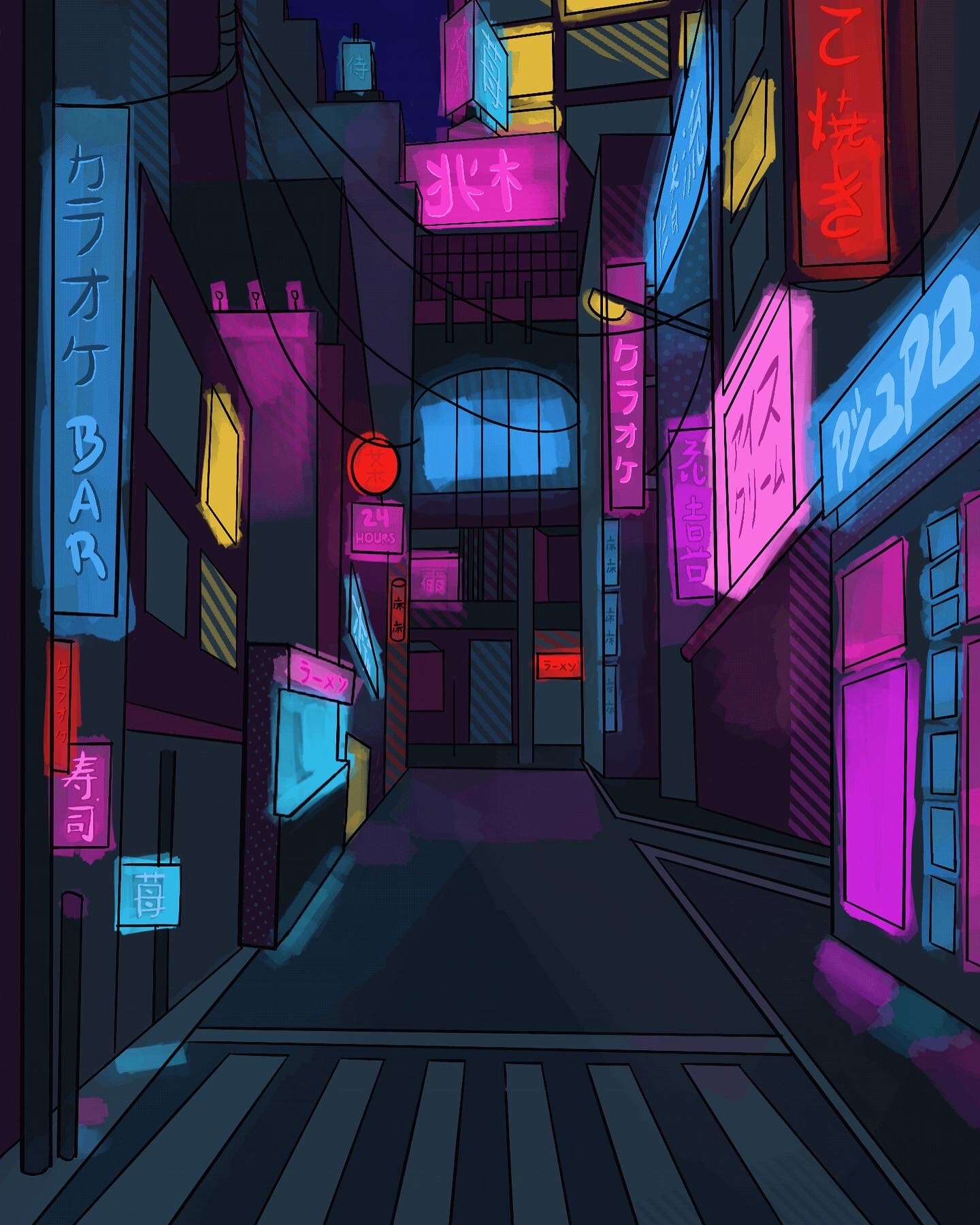 ArtStation - Japanese Street