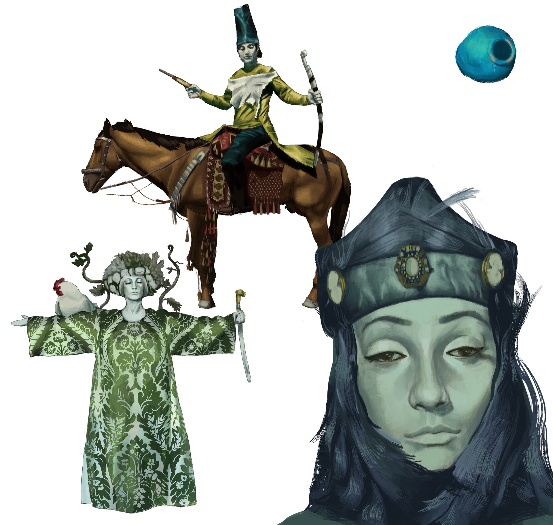 Artstation the color of pomegranates 1969 movie character study