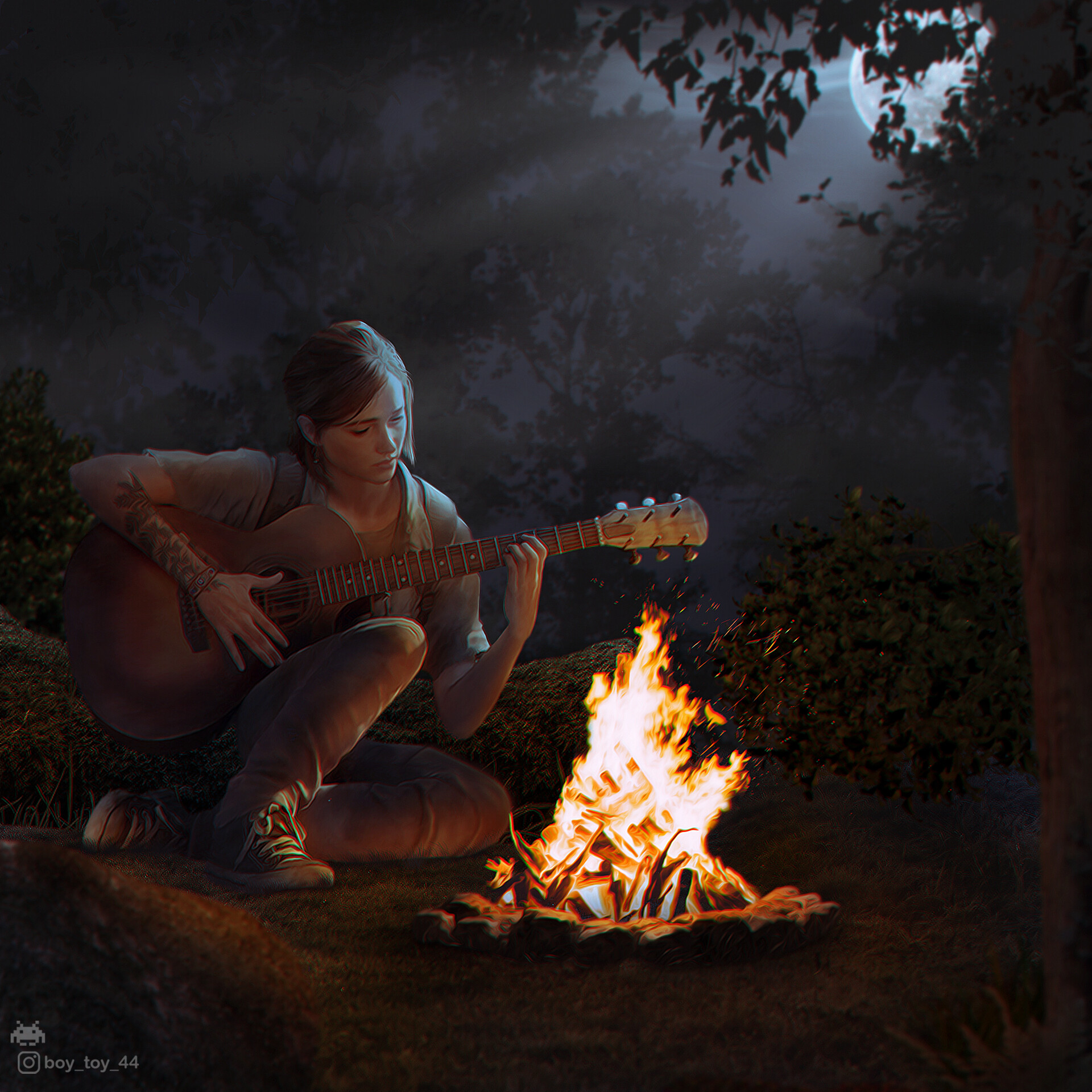 Ellie-The Last of Us (Photomanipulation/wallpaper) by