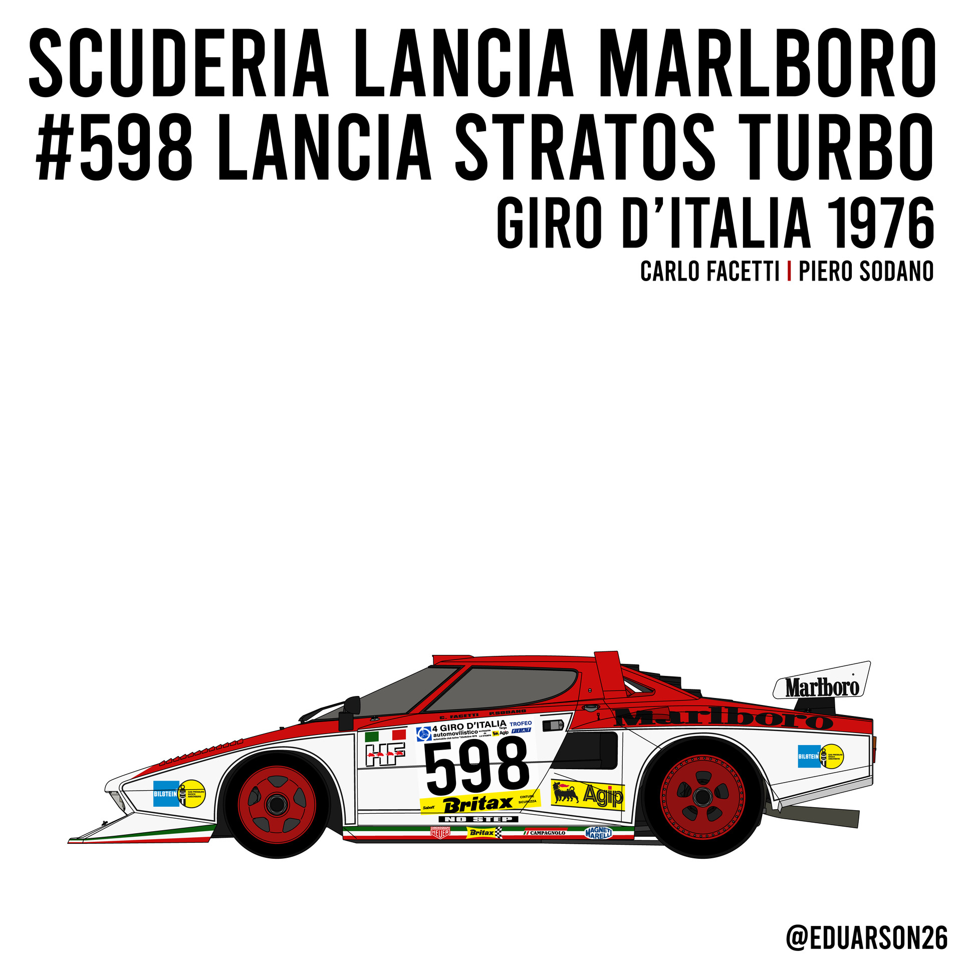 売れ筋ランキング 2024年発売予定LANCIA STRATOS TURBO Gr.5 N 598 WINNER GIRO D'ITALIA  1976 Tecno 18ミニカー