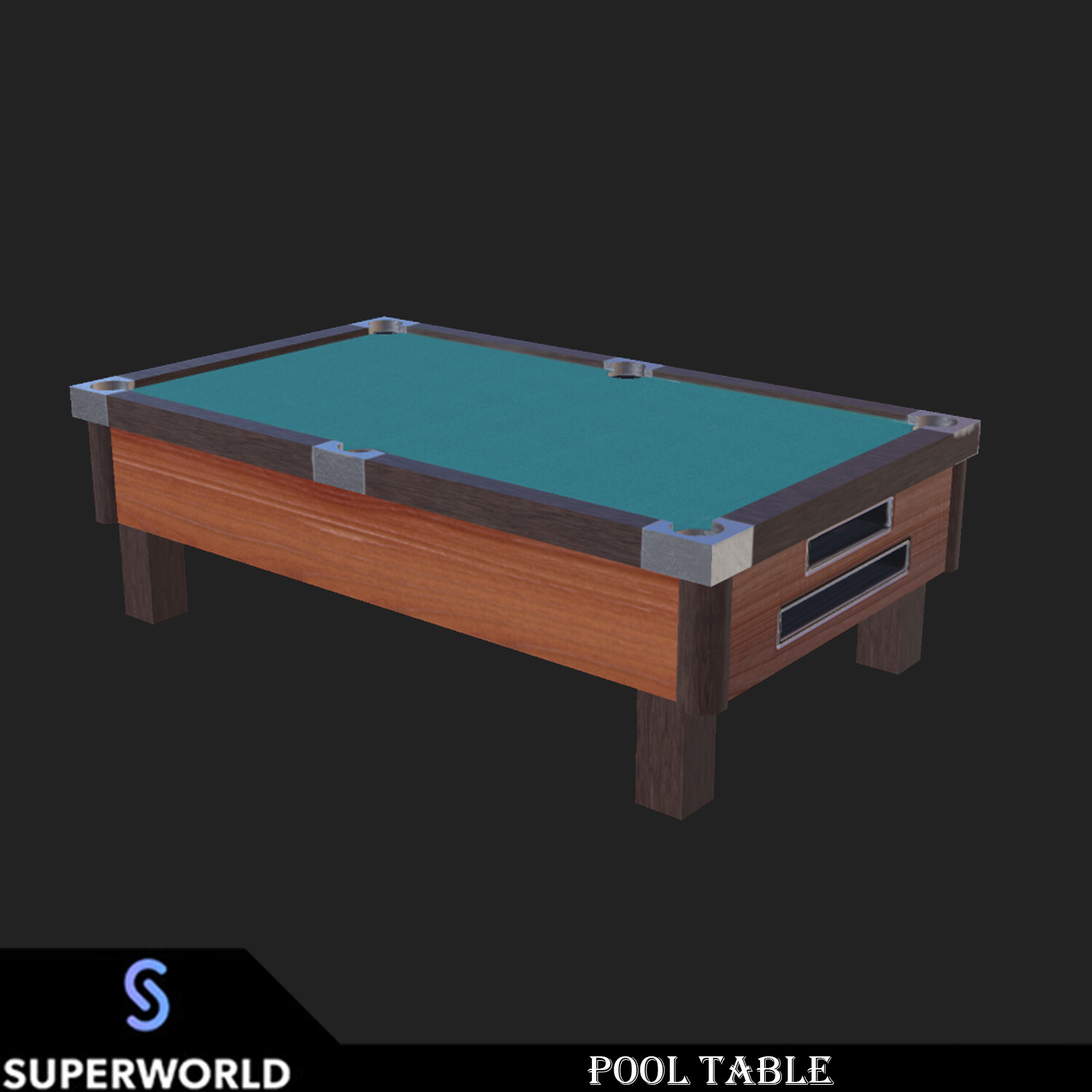ArtStation - Pool Table