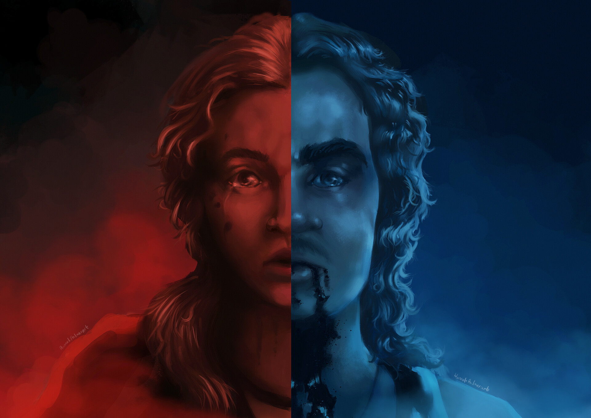 ArtStation Billy & Max Stranger Things