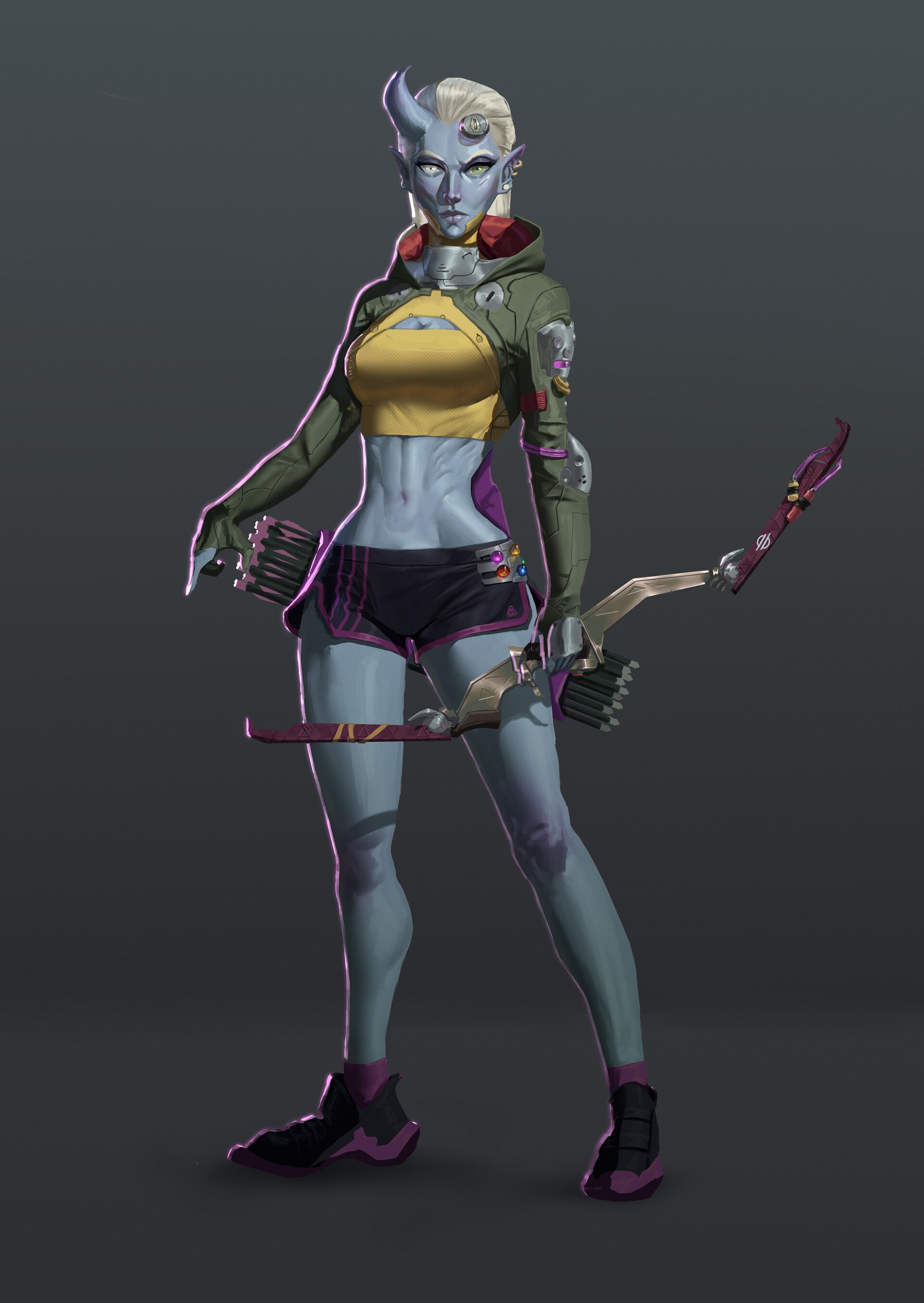 ArtStation CYBER ARCHER