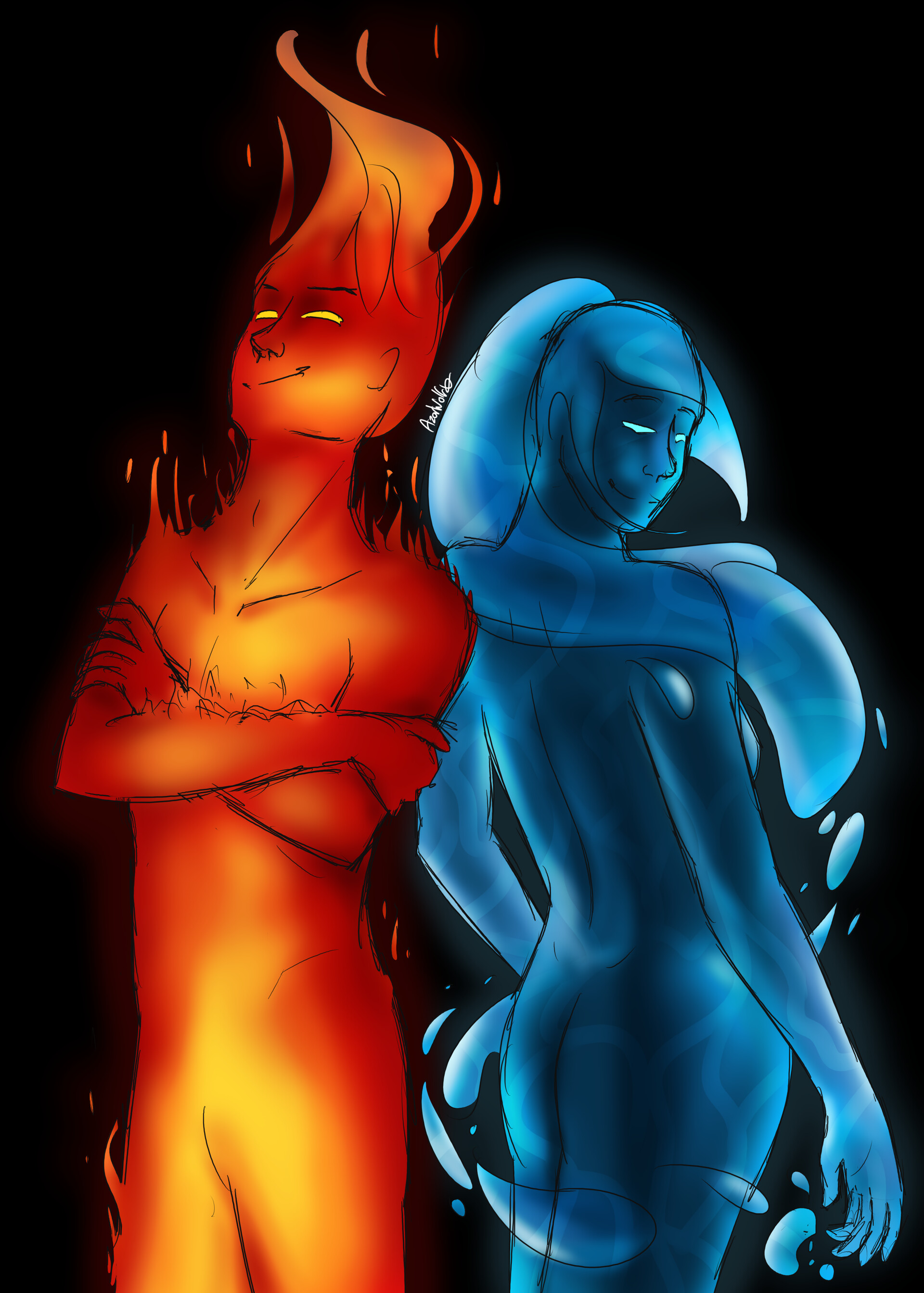 ArtStation - Fireboy and Watergirl