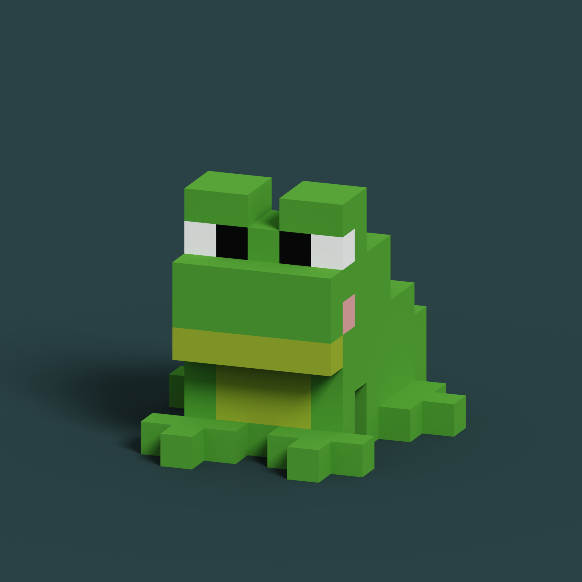 How to Make a Pixel Art Frog GIF Animation - Mega Voxels