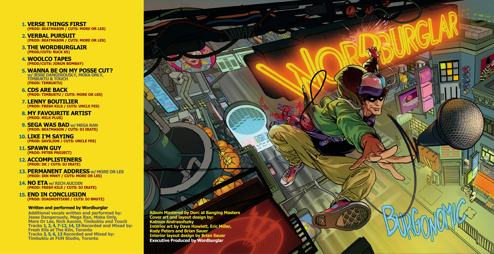 CD cover booklet front and back showing the full wide cover illustration.