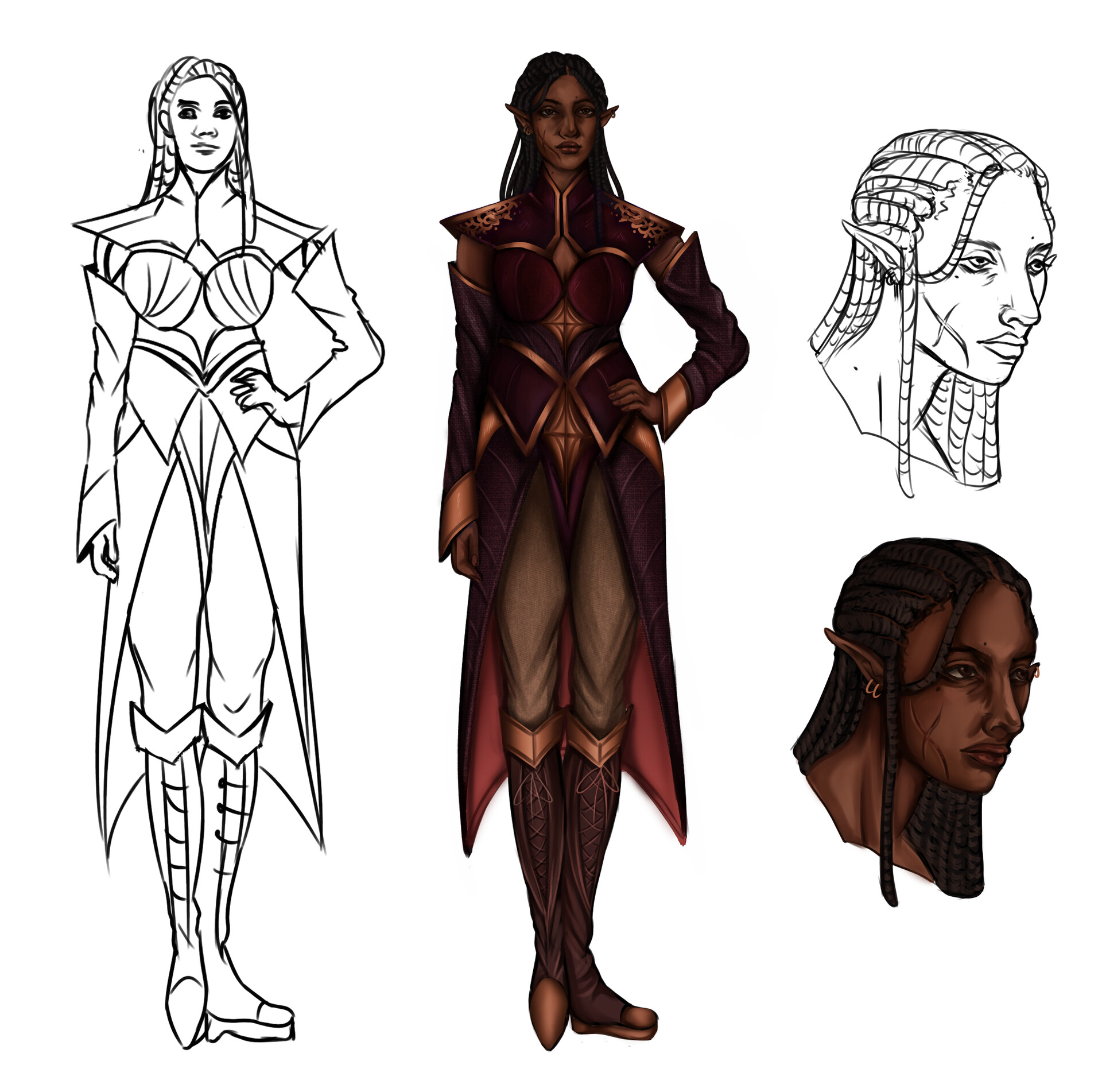 ArtStation Noble Elf Concept Art