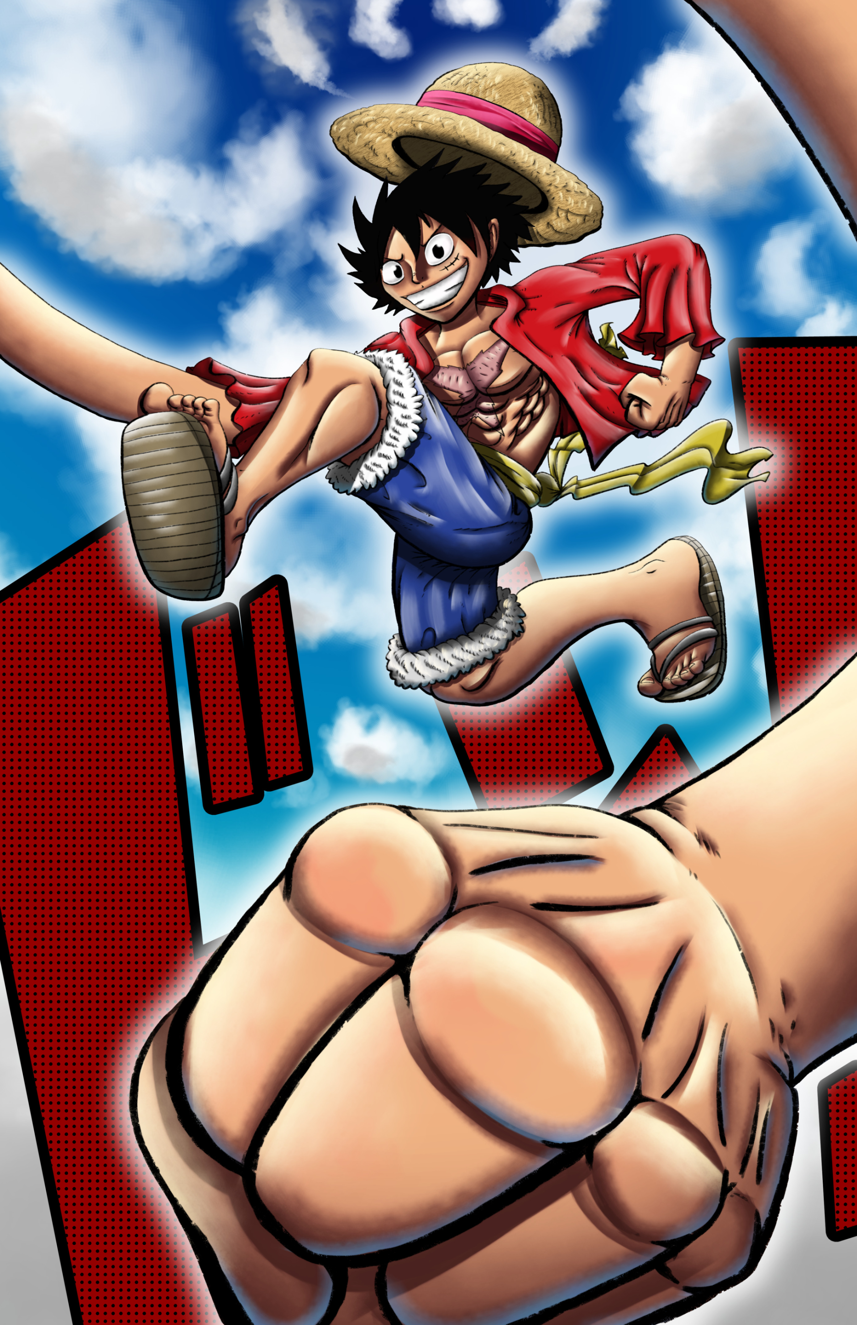 Monkey D. Luffy (Gear 2) weeaboonerd - Illustrations ART street