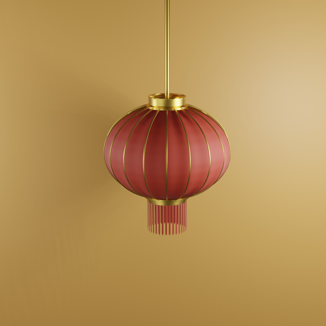 ArtStation - Chinesse lamp