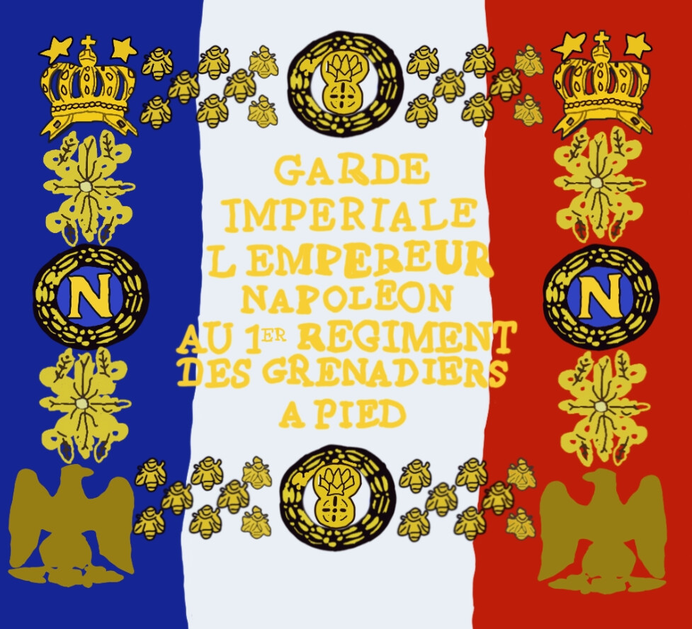 Flag of the imperial guard napoleon