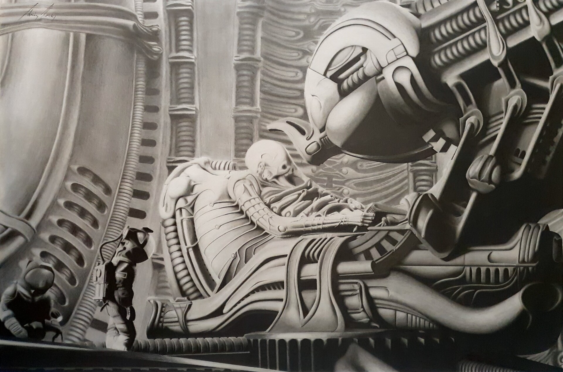 ArtStation Space Jockey