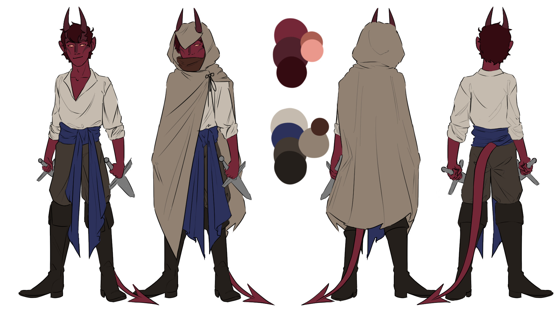 ArtStation reference sheets for artfight!