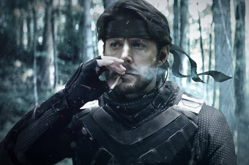 Rahal Nejraoui Jensen Ackles as Solid Snake
