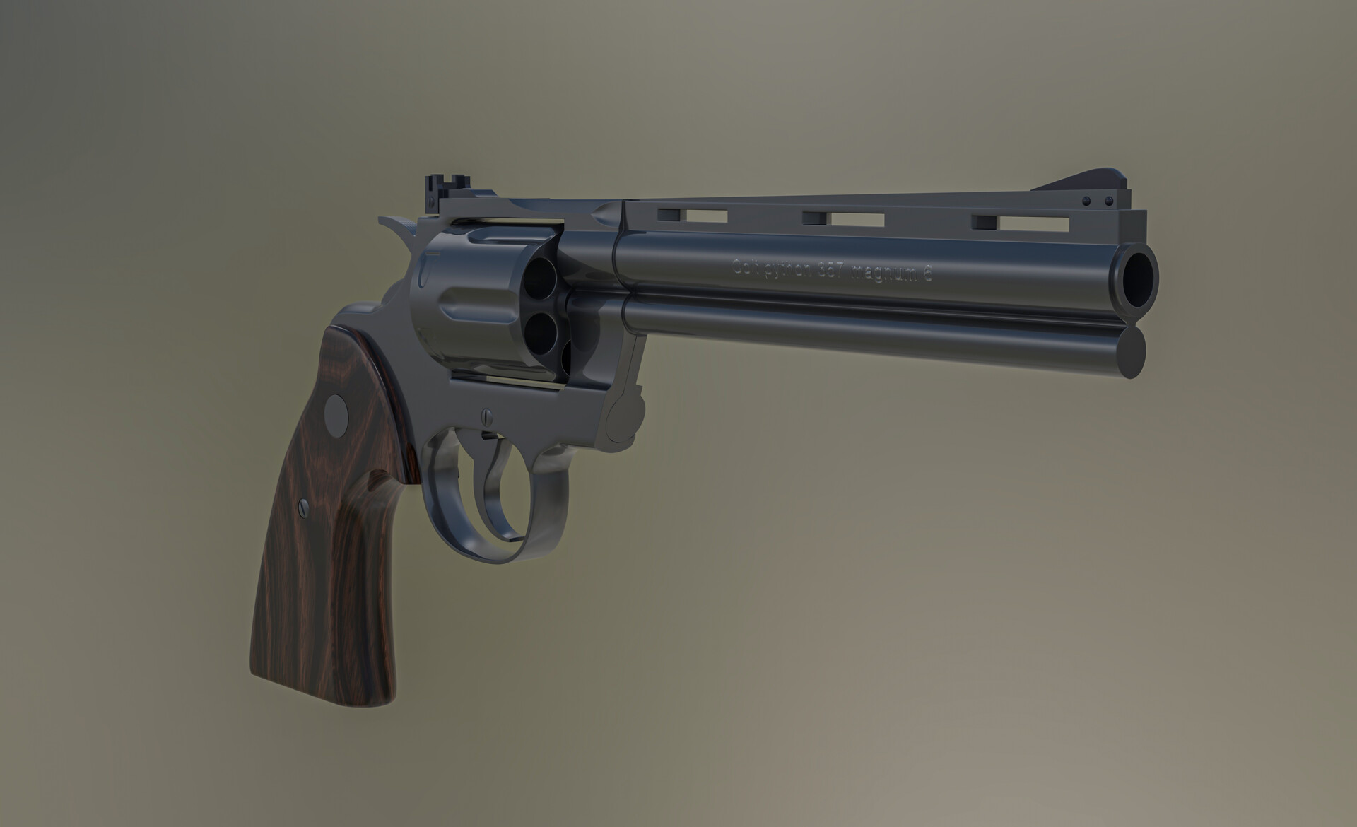 Hanora Studio - Colt python Revolver