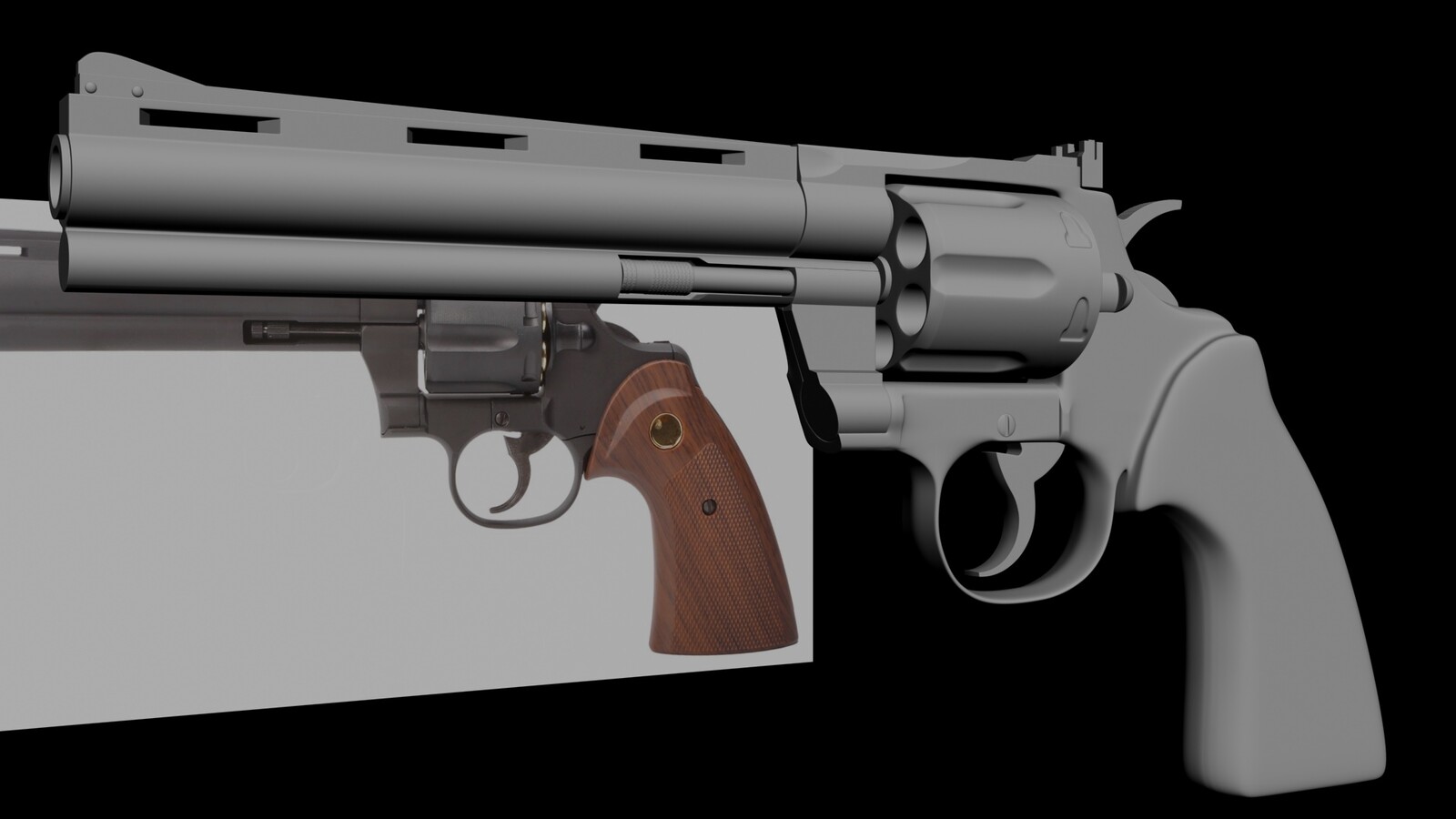 Hanora Studio - Colt python Revolver