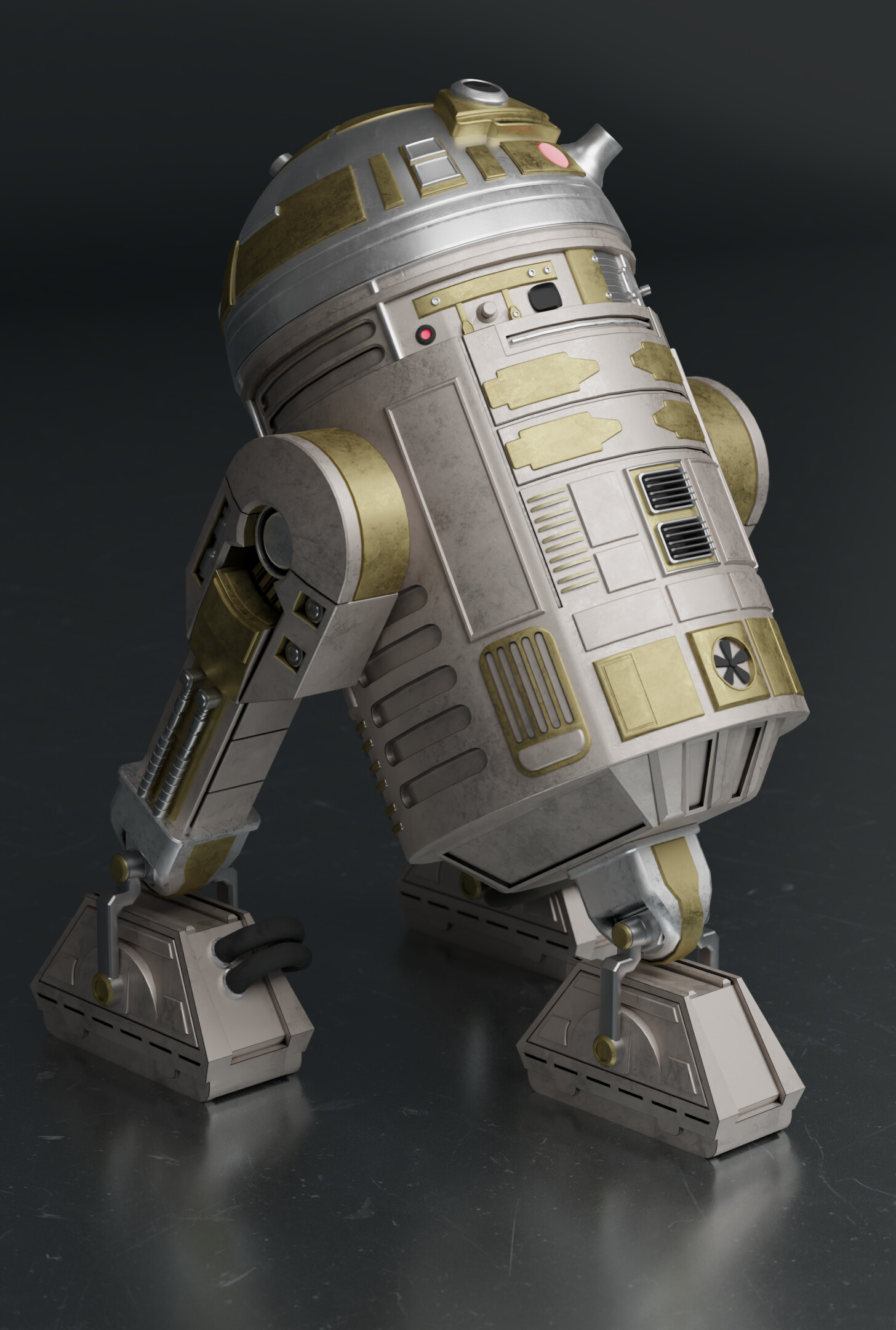 ArtStation Astromech Droid R1Q4 Star Wars Inspired