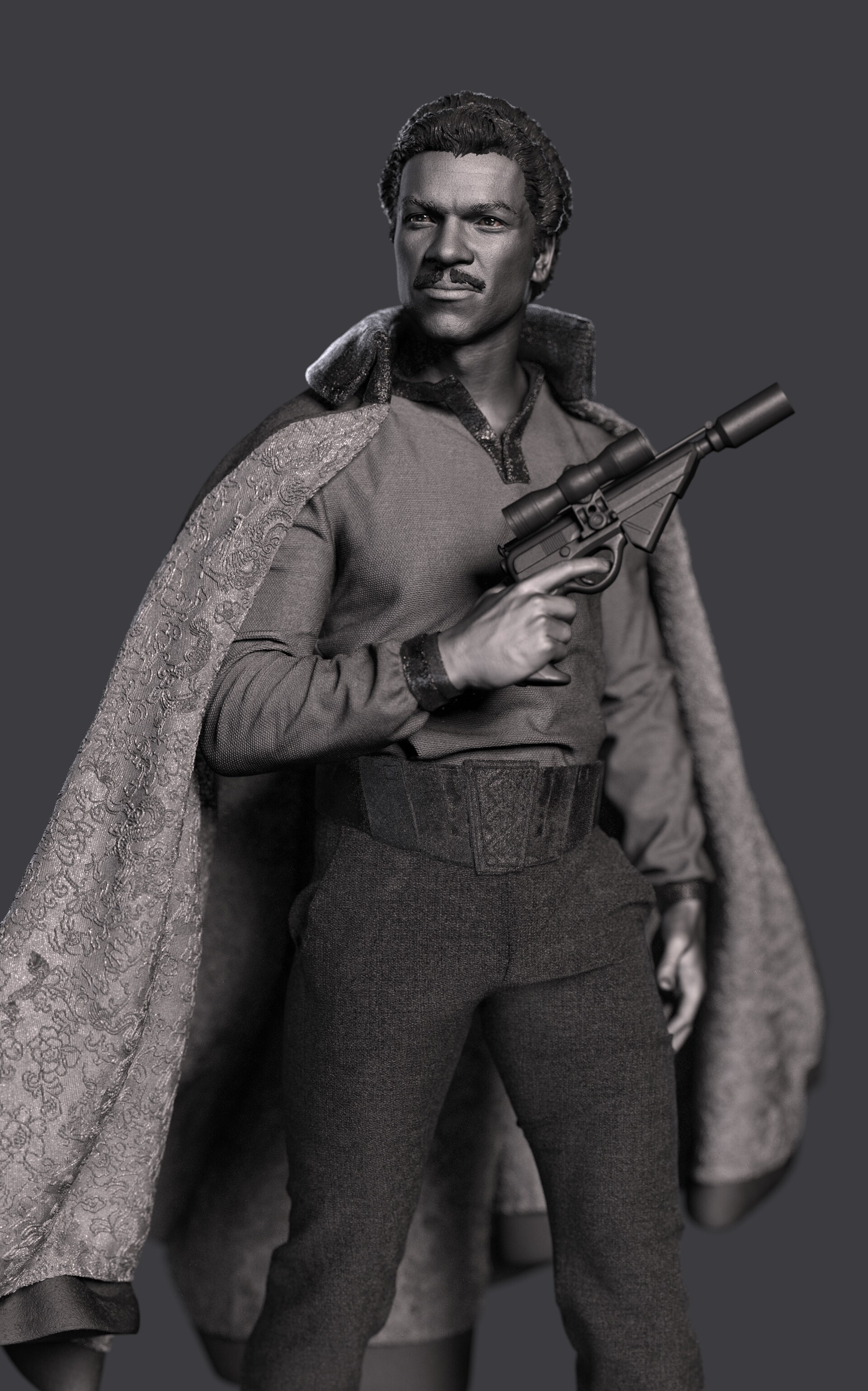 ArtStation - Lando Calrissian statue, Star Wars