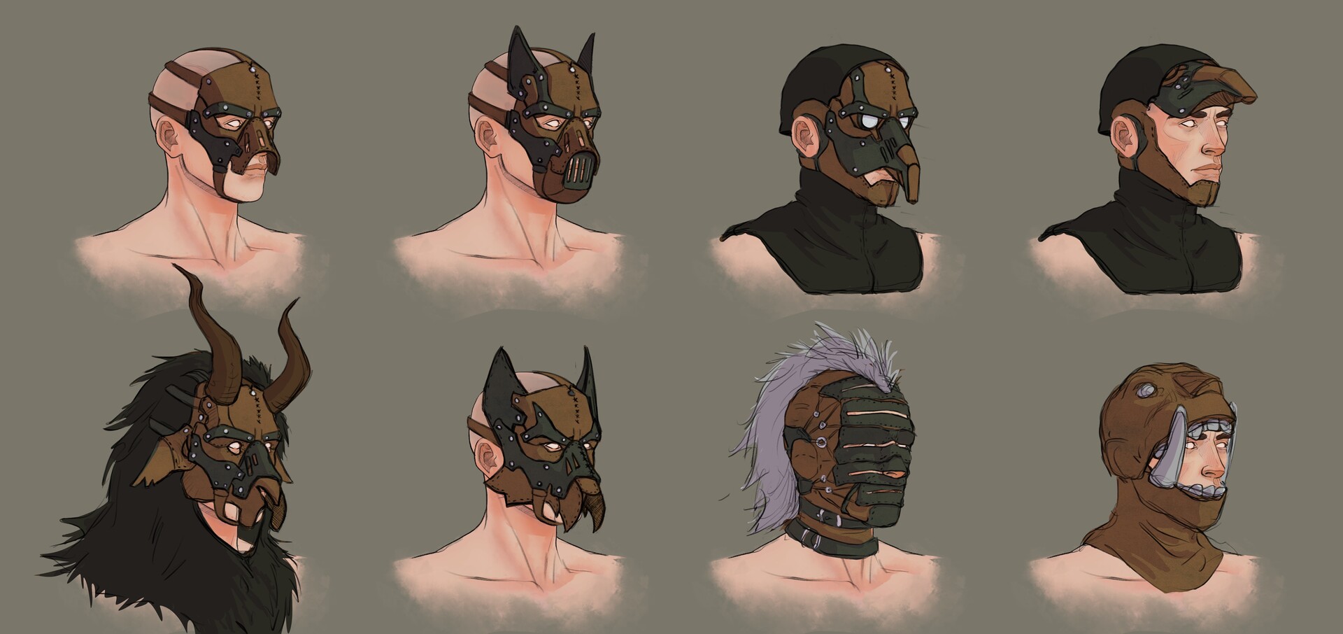 ArtStation Masks for a rol game