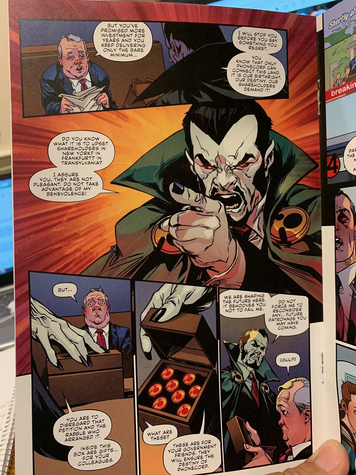 Final printed issue interior. Colors by Paris Alleyne.