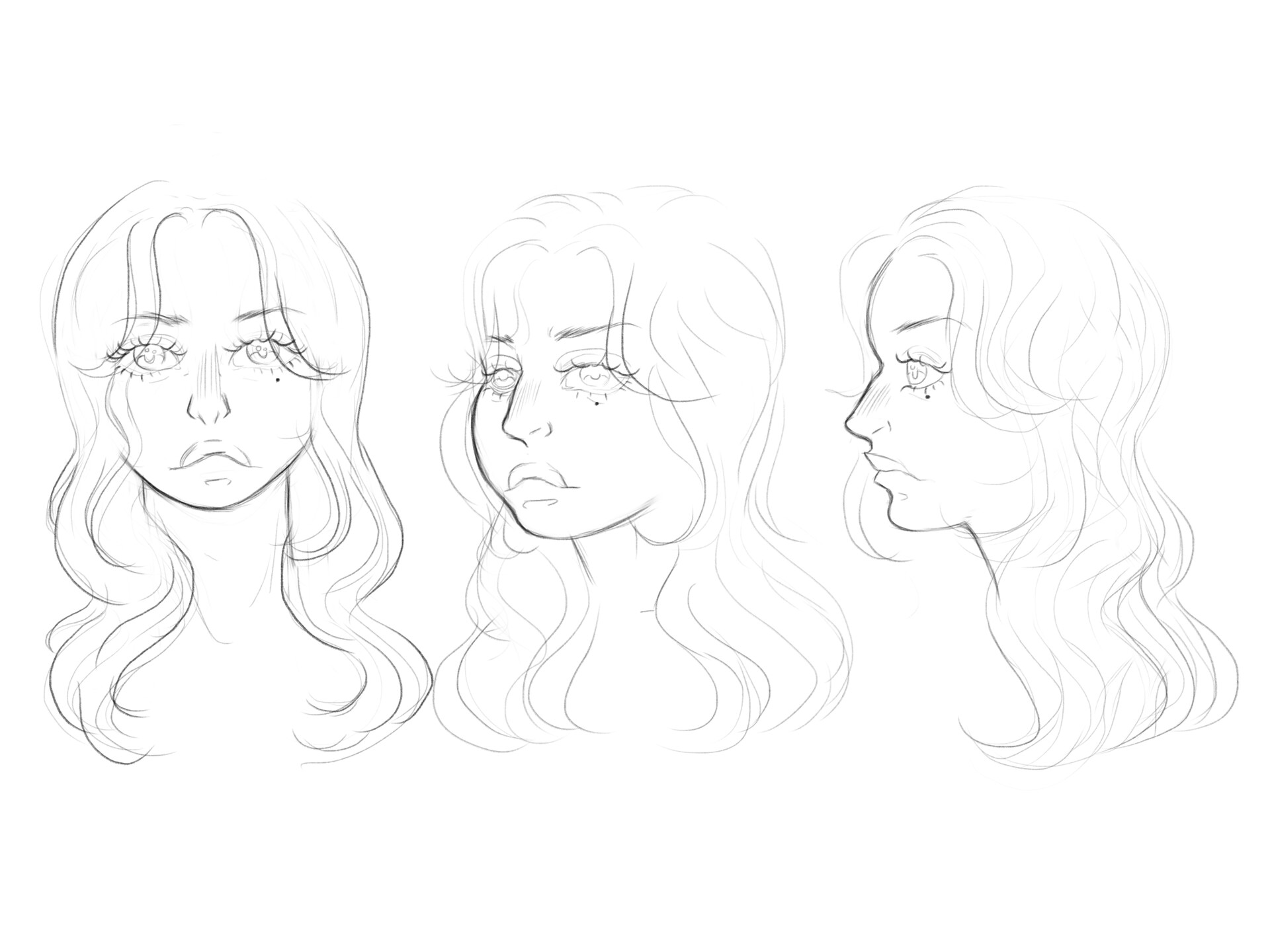 Artstation Female Character Design 1 Sketch
