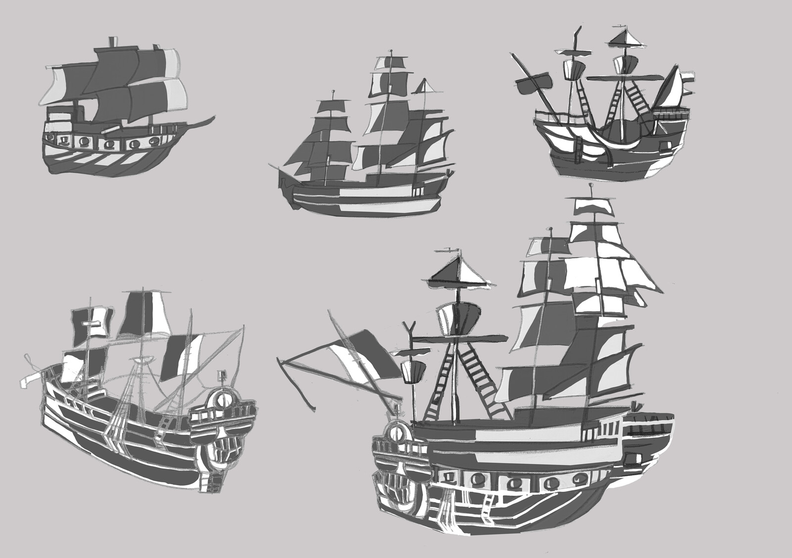 Color with grayscale