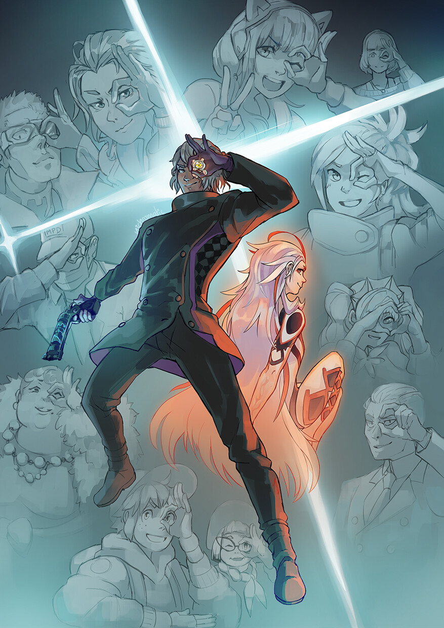 ArtStation - AI The Somnium Files Fan Illustration