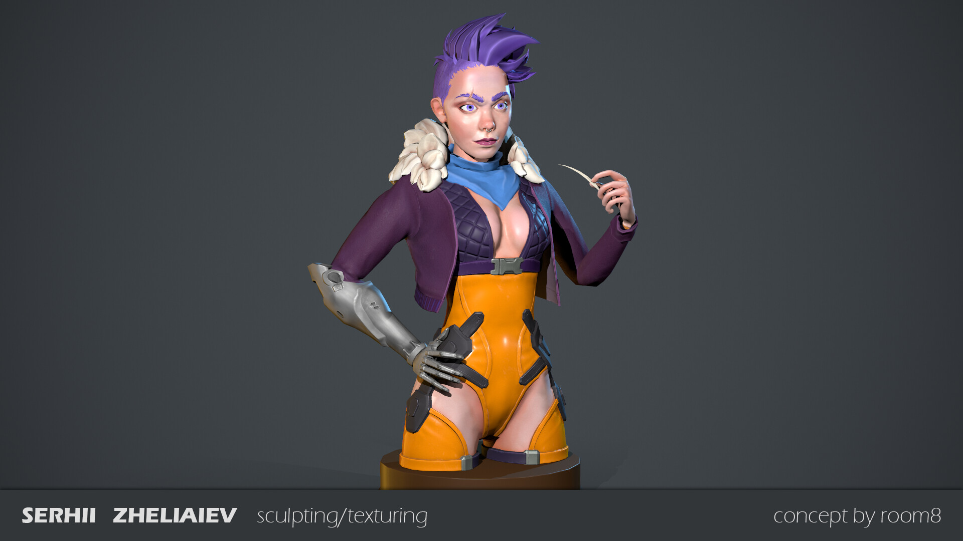 ArtStation Cybergirl