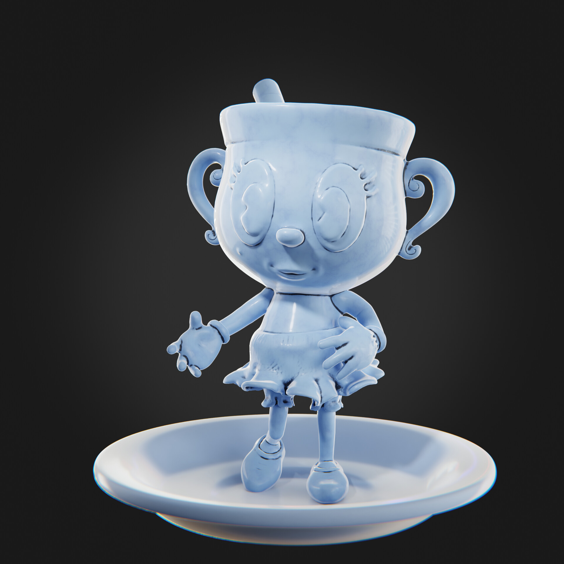 Ms Chalice (cuphead) by Darius_sh, Download free STL model