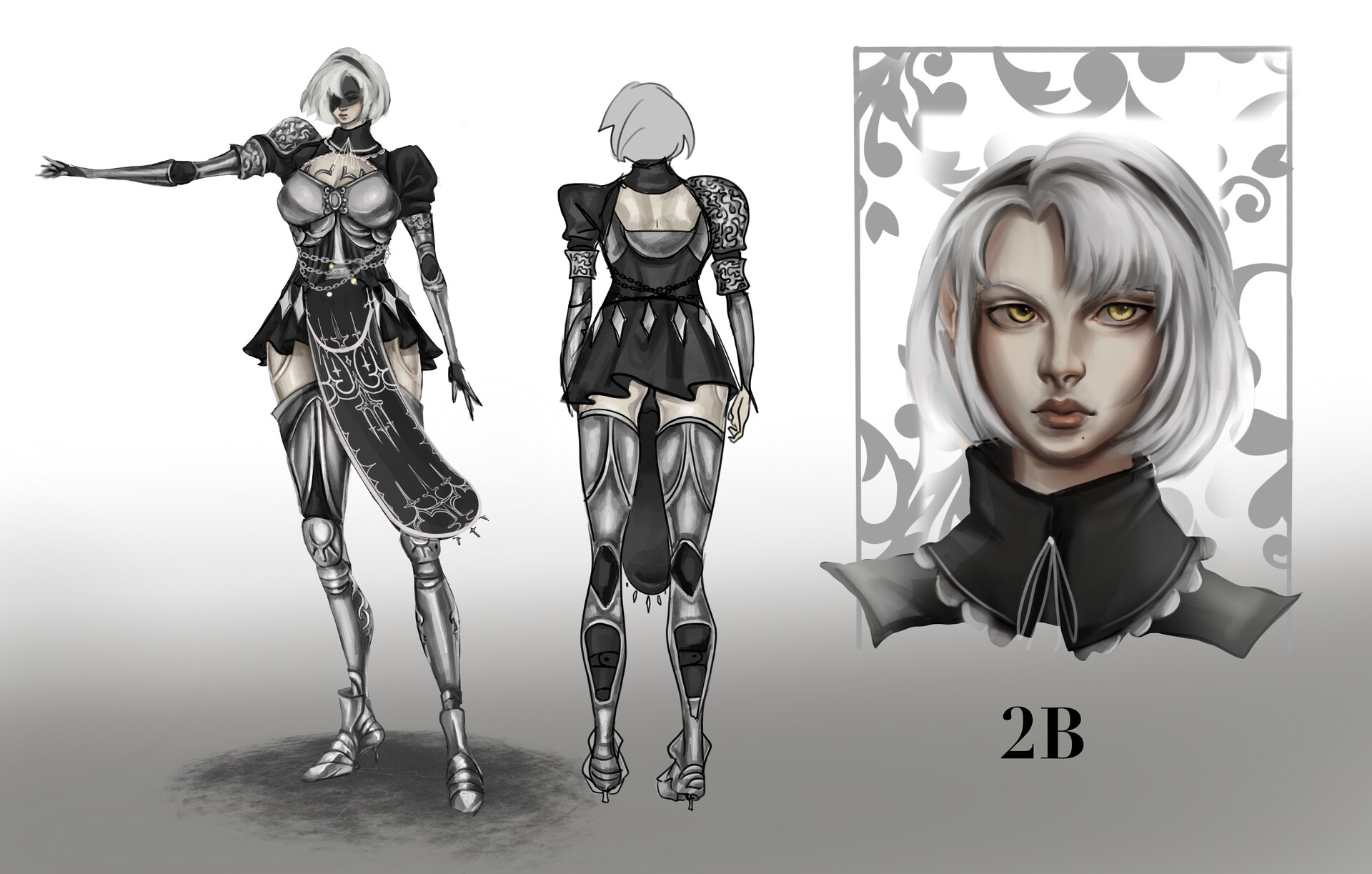 ArtStation - 2B concept