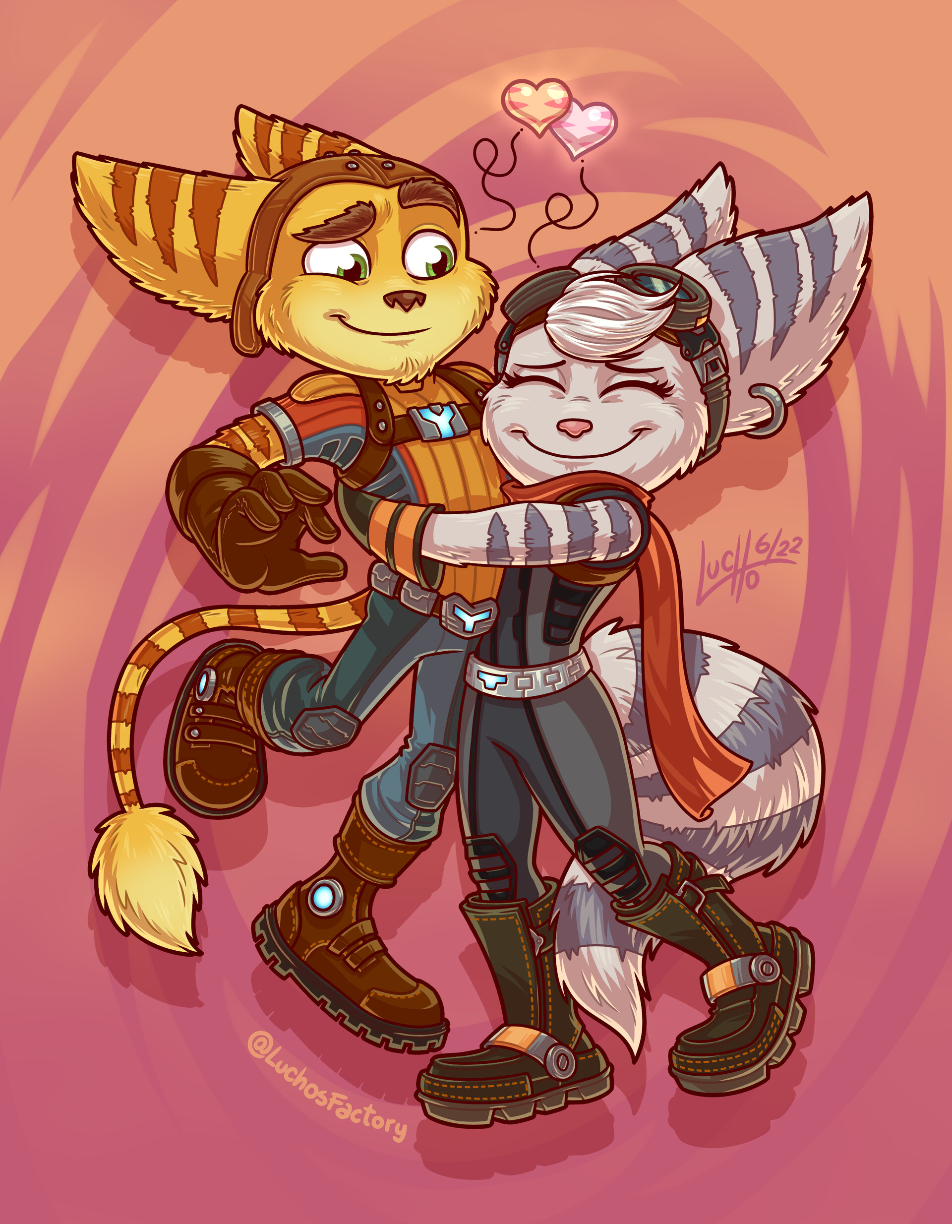 ArtStation Rivet x Ratchet ART]