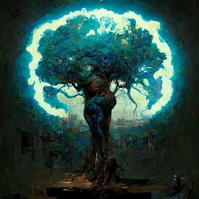 Emmanuel henne c6afe36f 249c 419b 9366 b990cb456075 emme tree of life with glowing blue veins of energyby craig mullins