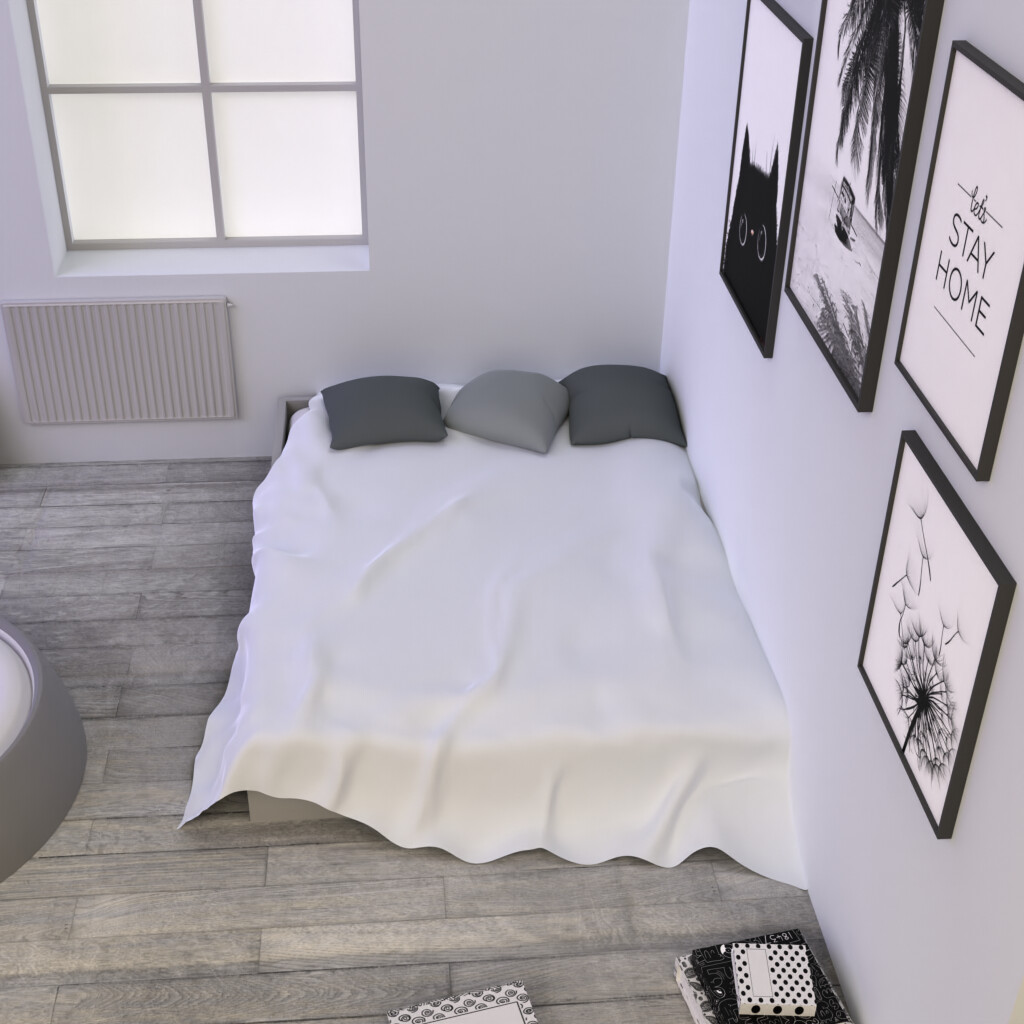 Mila Yeap Isometric Bedroom