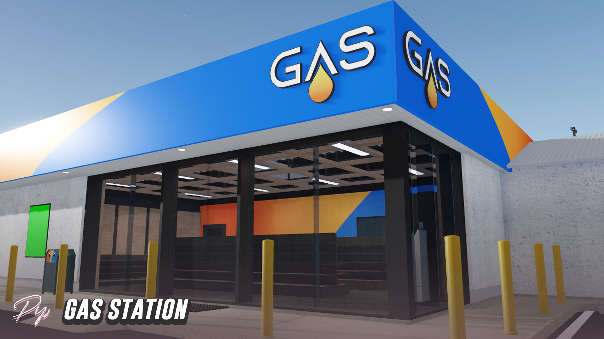 Building a $500,000,000 GAS STATION in Roblox 