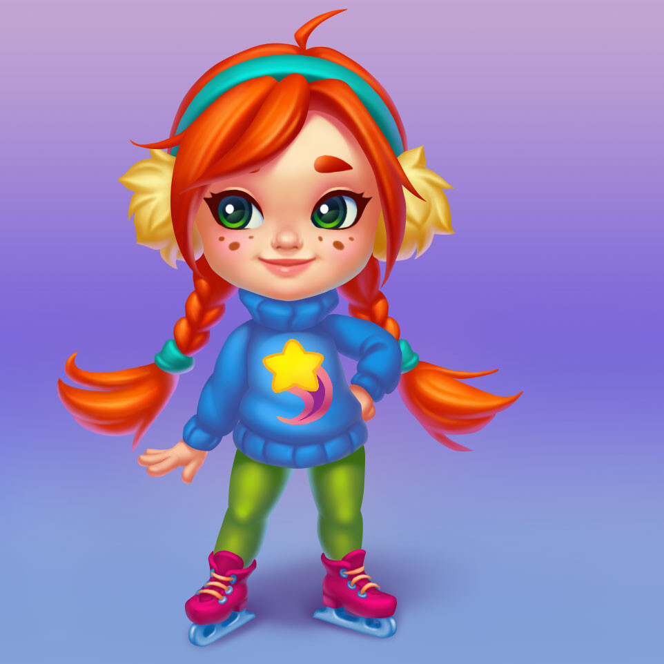 ArtStation Ginger girl