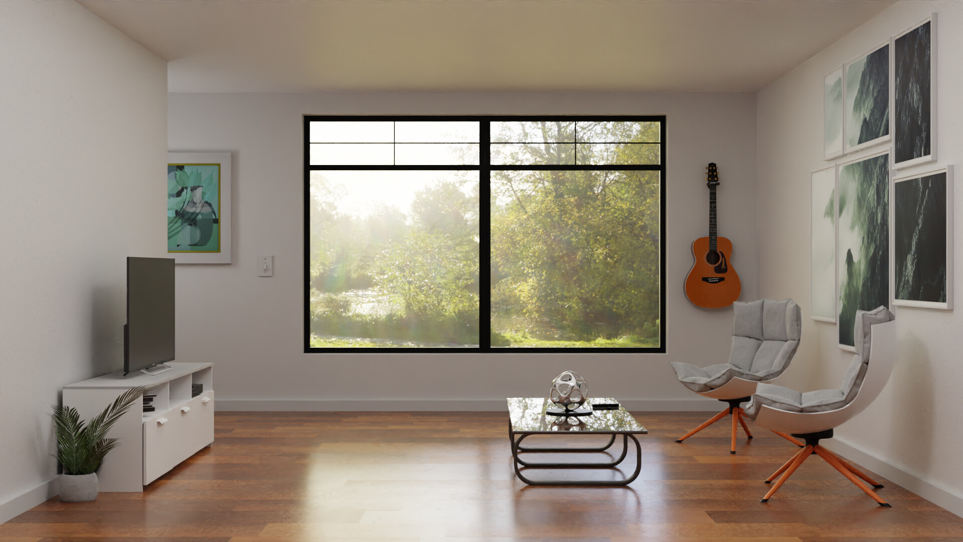 ArtStation Interior Design and Lighting Study