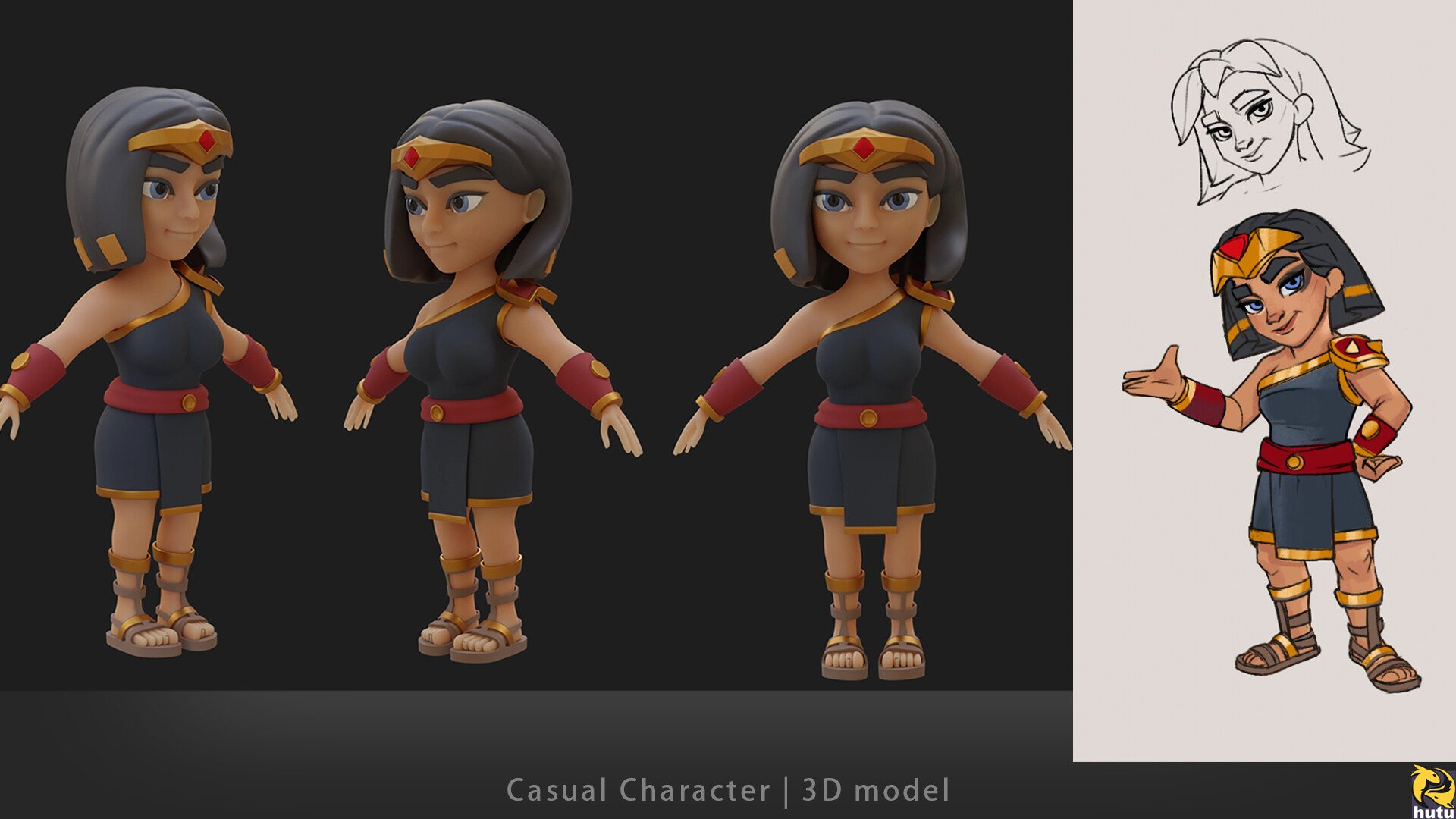 ArtStation - Characters 3D | Casual game