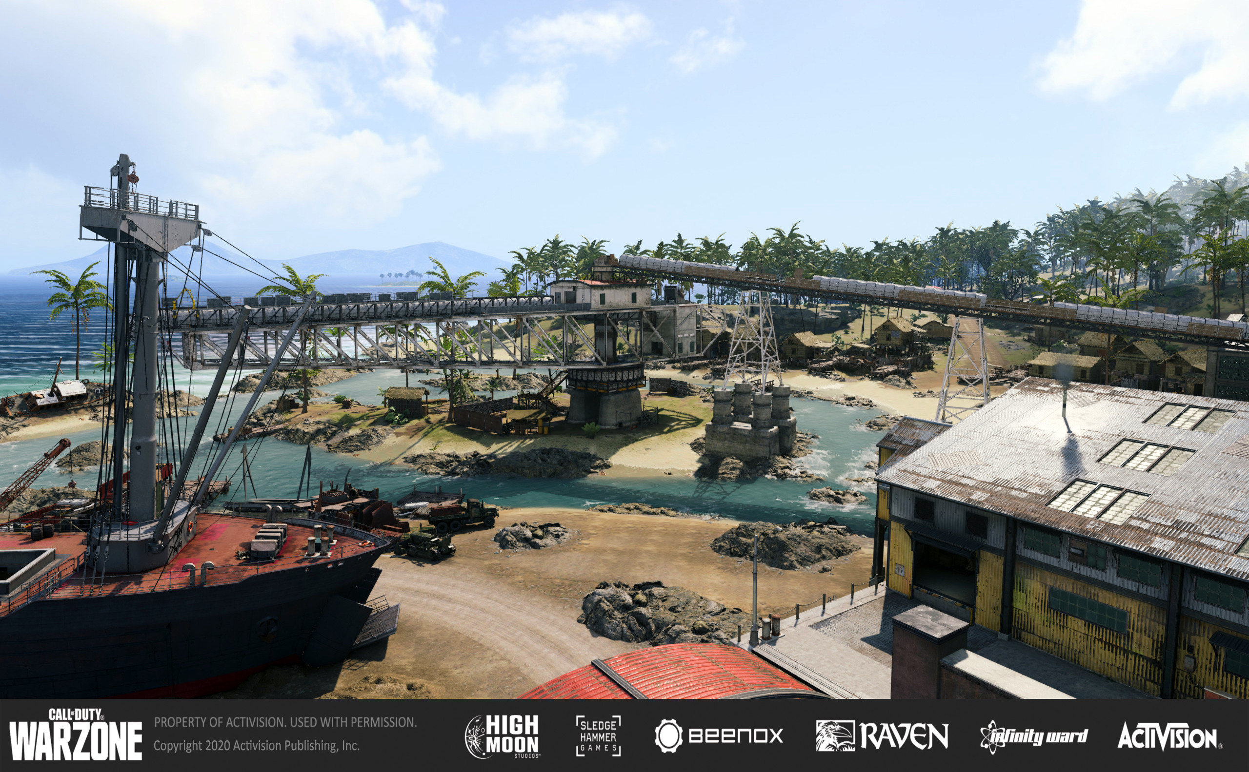 Warzone Pacific - Docks (Ship Loader Crane)