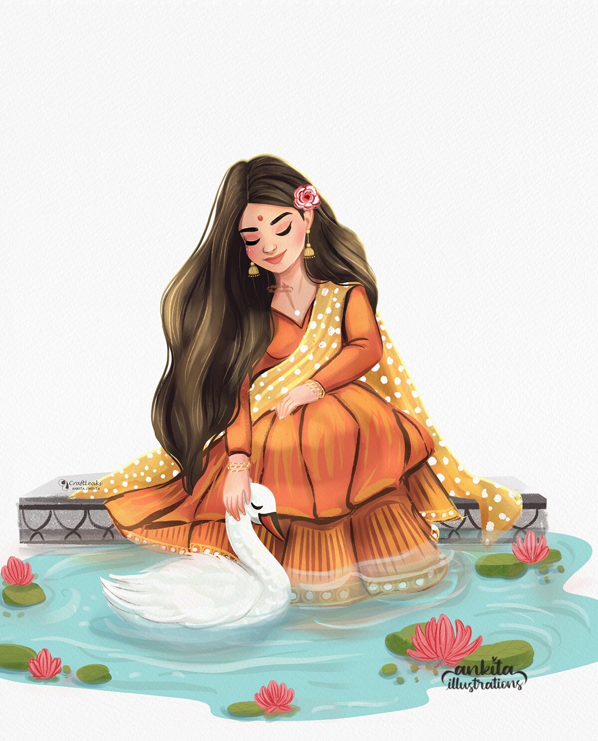 Ankita J Mehta - Goddess Saraswati