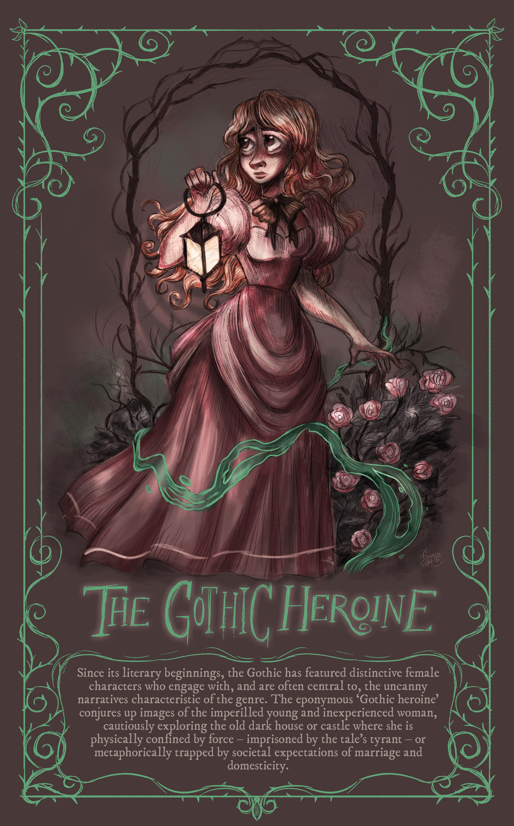 ArtStation Female Archetypes in Fiction The Gothic Heroine