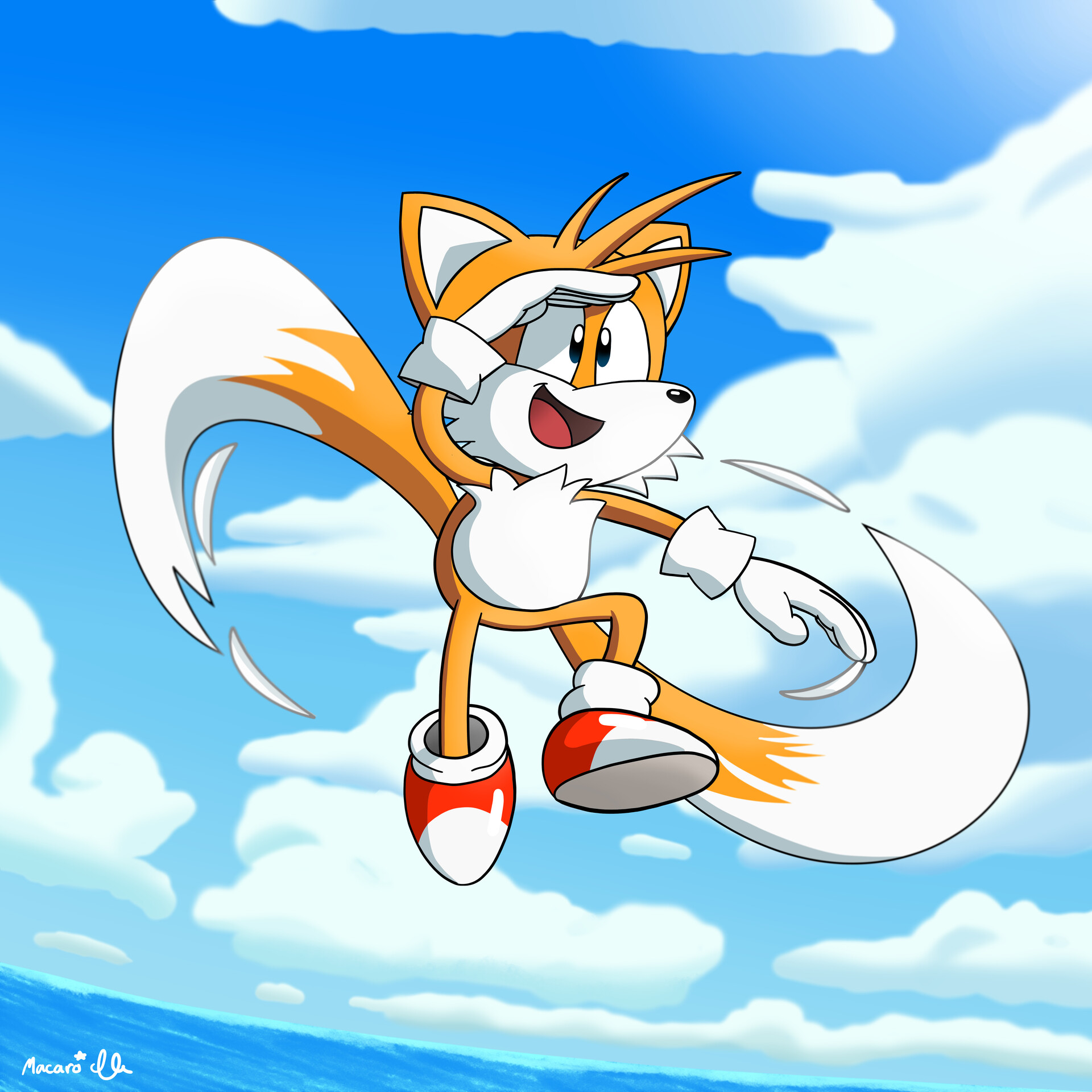 Artstation miles tails prower