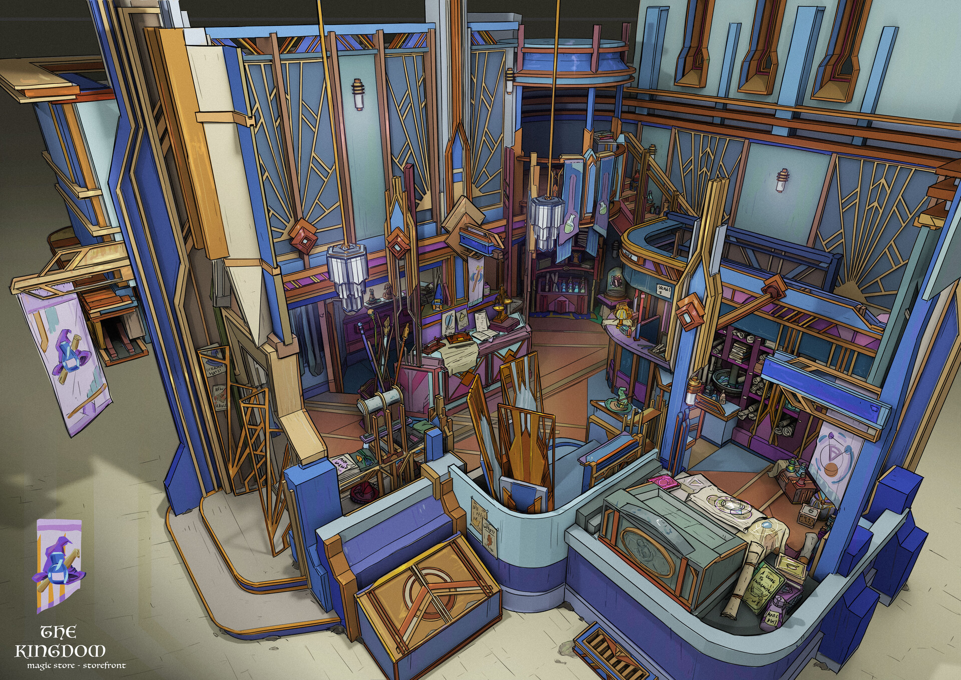 ArtStation - The Kingdom - RPG Magic Store Concept