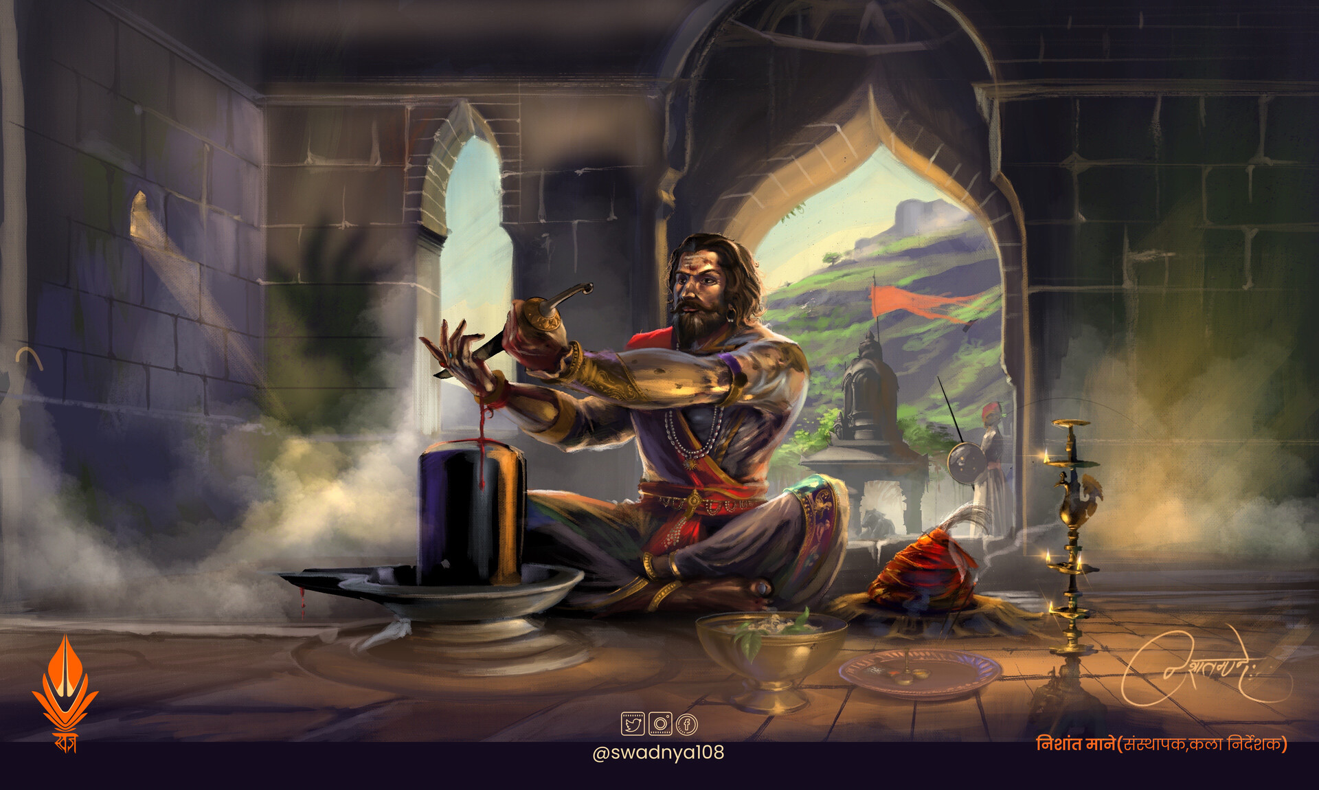ArtStation - Shivaji Maharaj : Oath of Swarajya