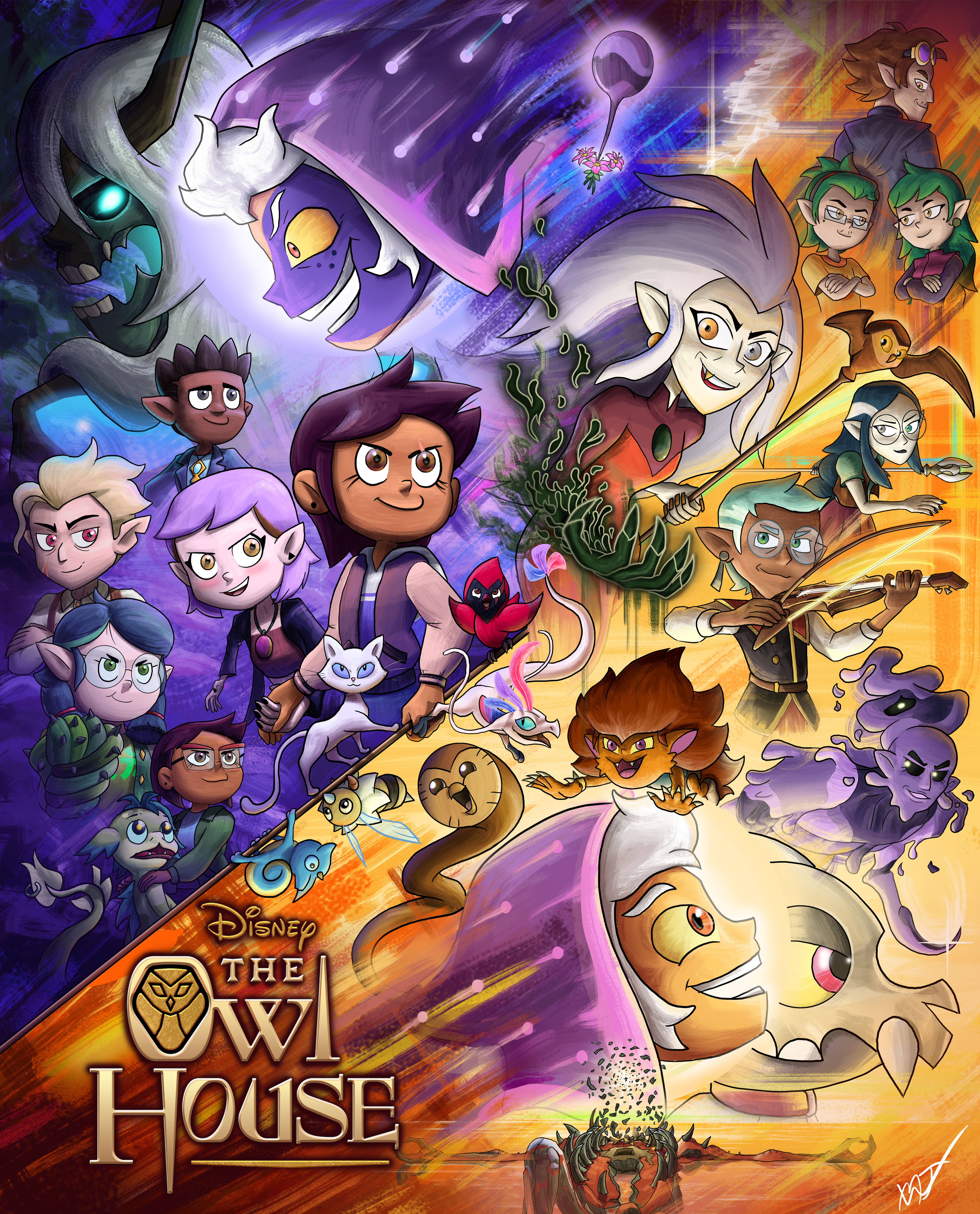 Roest Kapper atoom ArtStation - The Owl House Season 3 Fan Poster