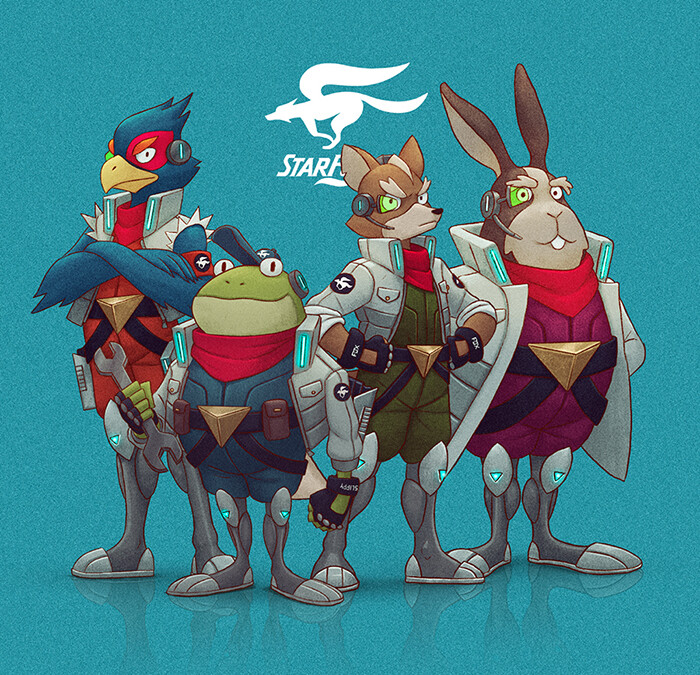 ArtStation Star Fox redesign