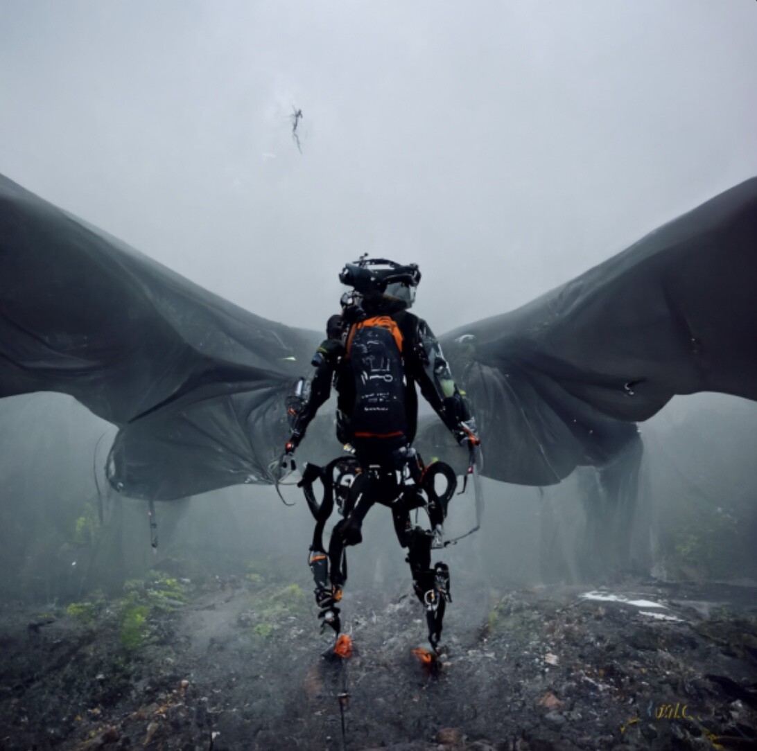 ArtStation - Mechanical Android Flyer