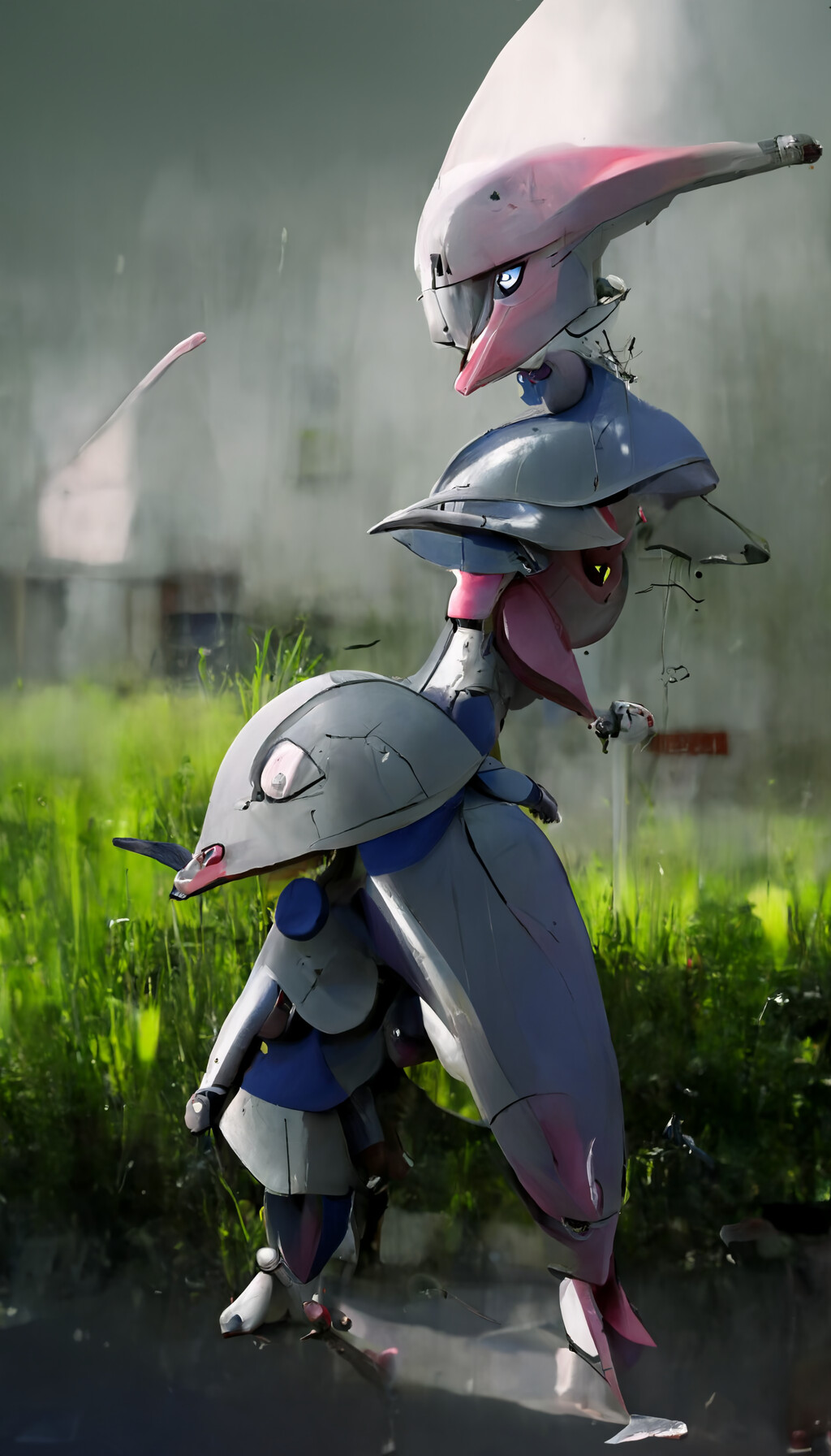 ArtStation - armored mewtwo