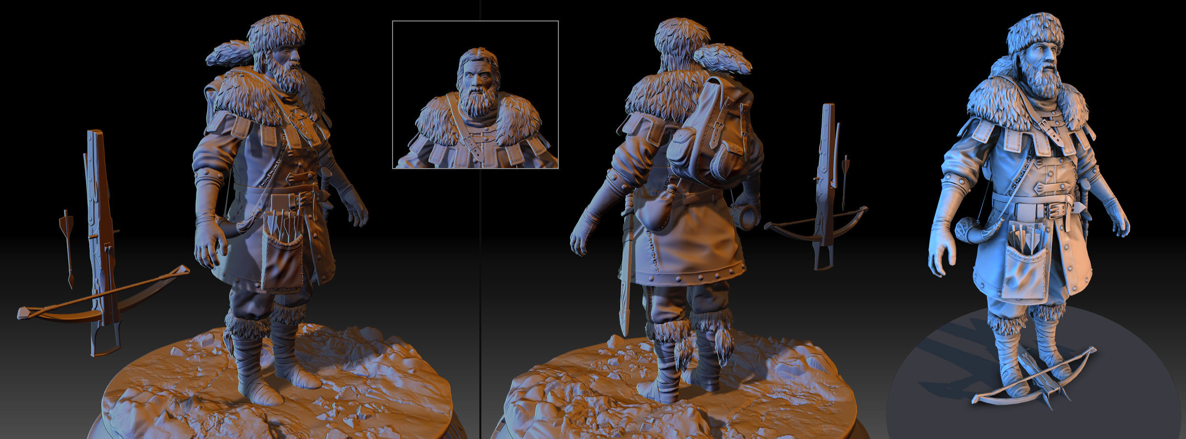 Hunter - Medieval fantasy character