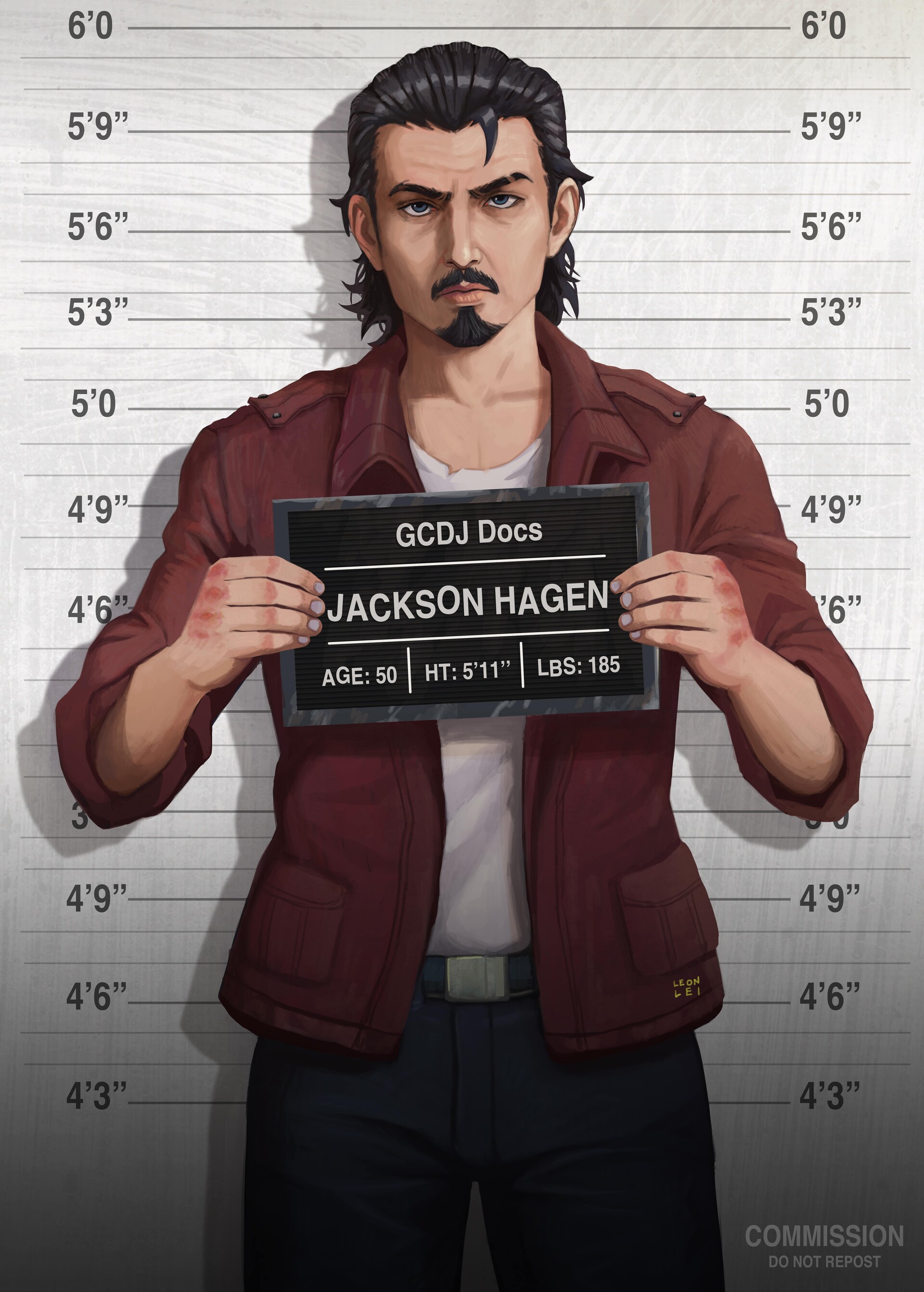 ArtStation - Mugshot Commission