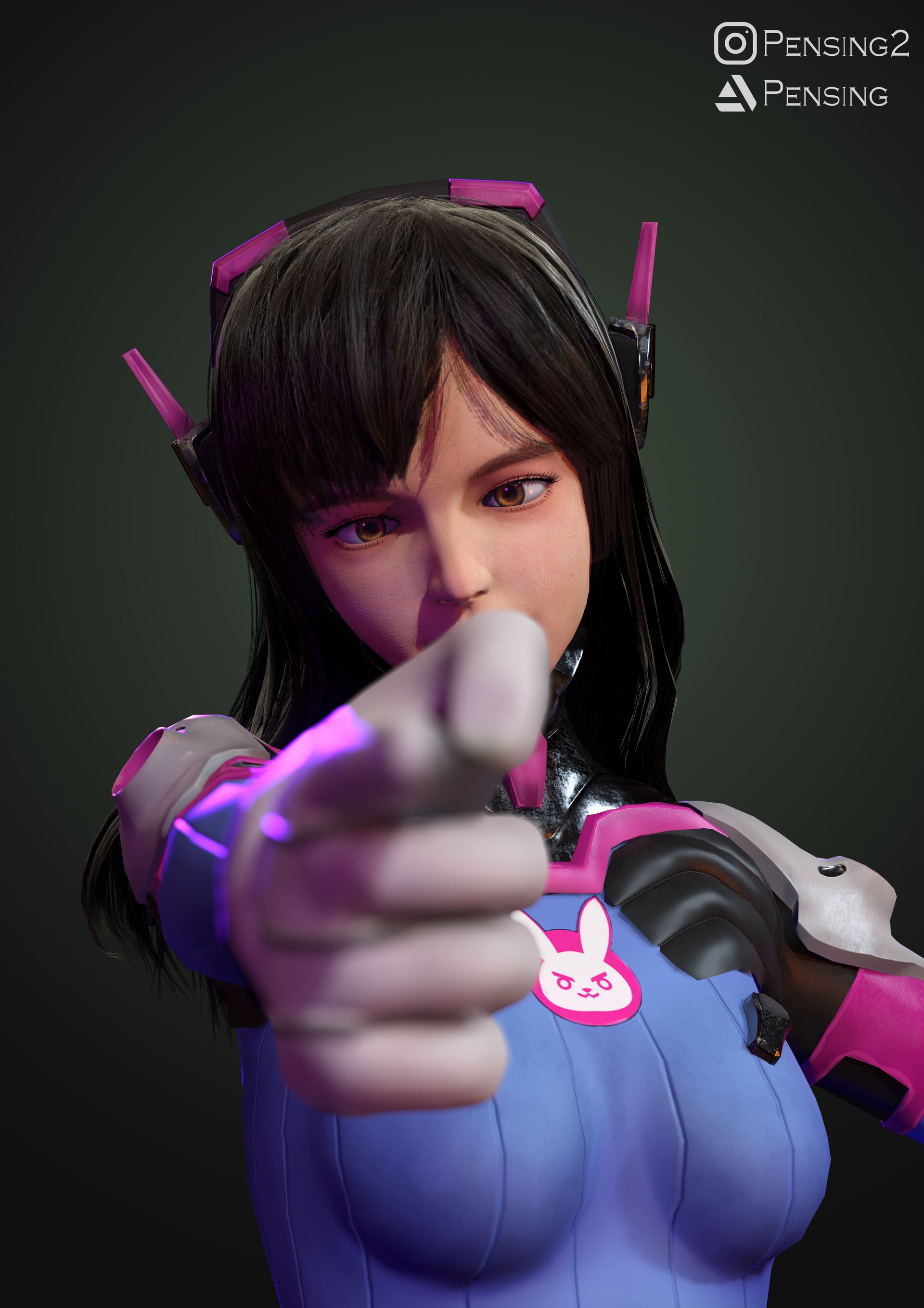 ArtStation Overwatch D.Va