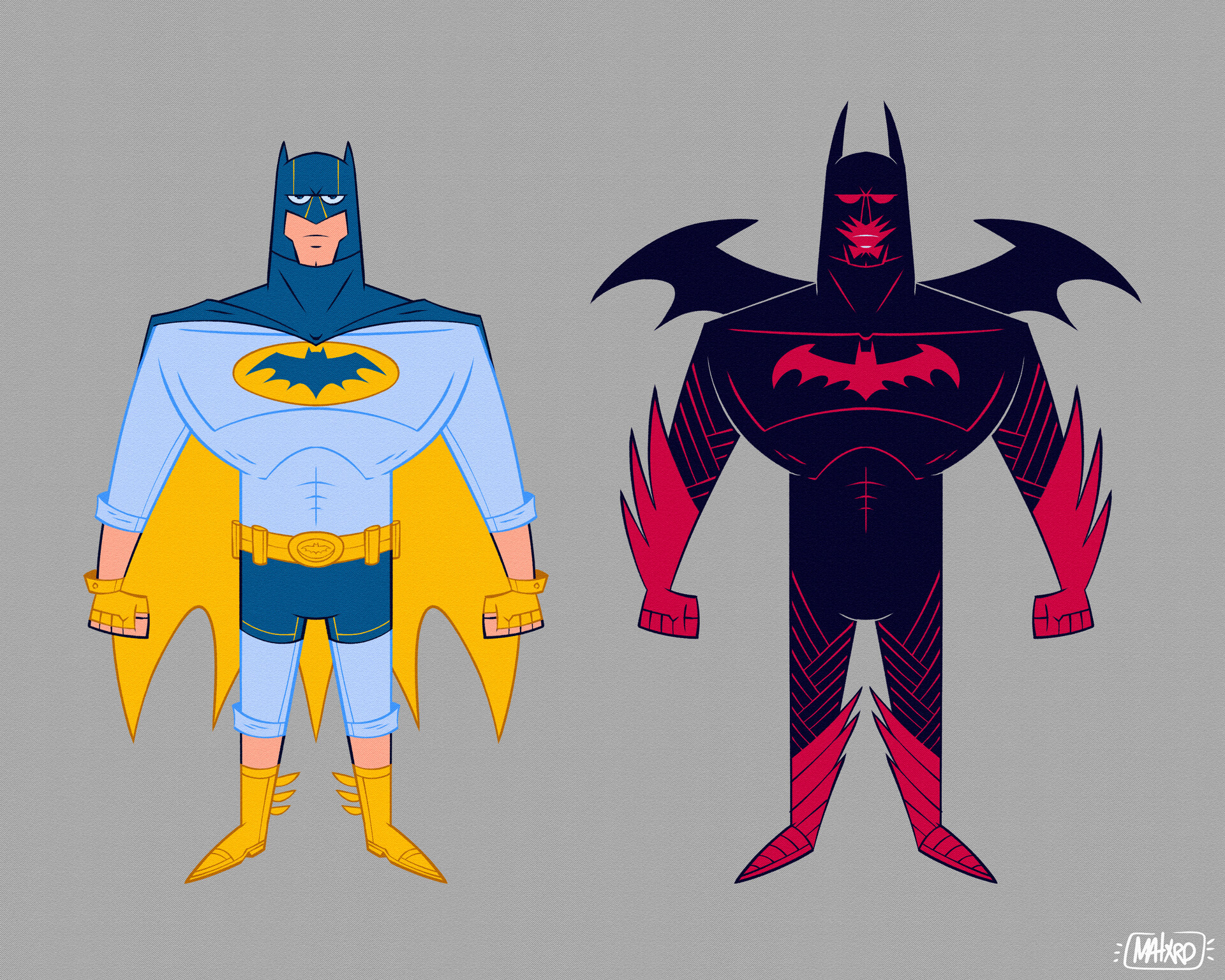 ArtStation - Luchador and Apocalypse Batman Character Design